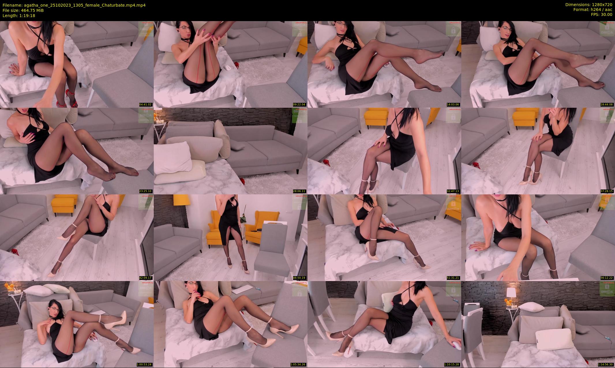 agatha_one — 80 minute Chaturbate female cam show recording, 720p, Oct 25, 2023