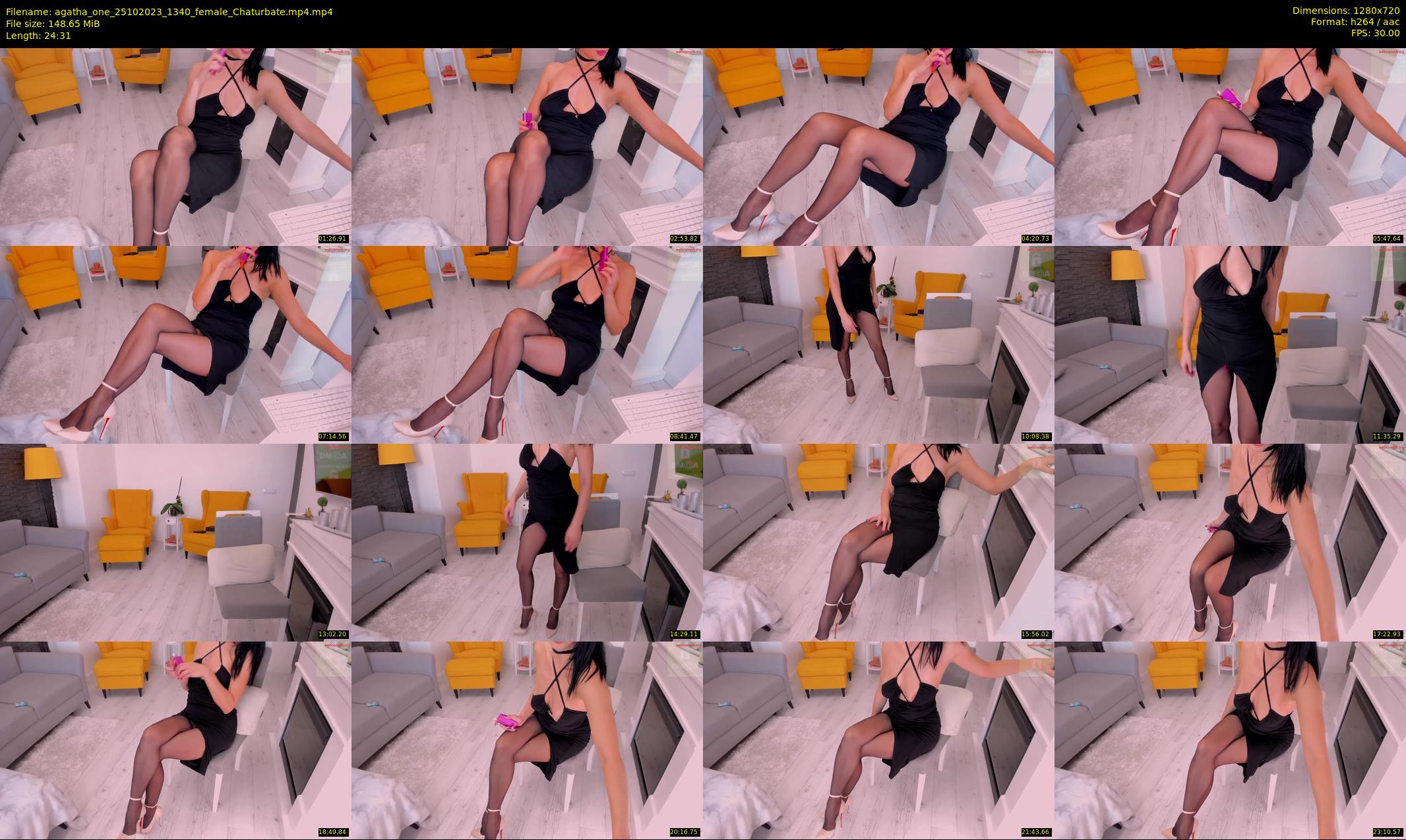agatha_one — 25 minute Chaturbate female cam show recording, 720p, Oct 25, 2023