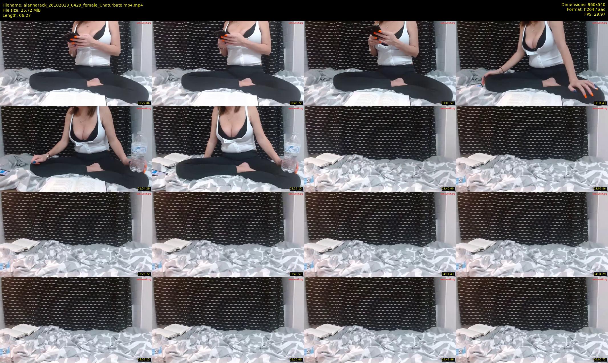 alannarack — 7 minute Chaturbate female cam show recording, 480p, Oct 26, 2023