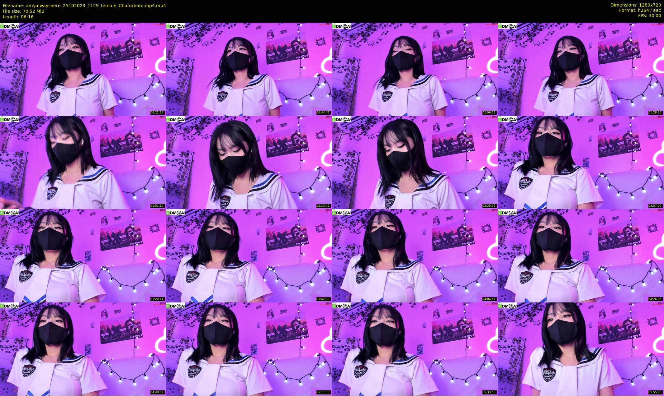 amyalwayshere — 7 minute Chaturbate female cam show recording, 720p, Oct 25, 2023