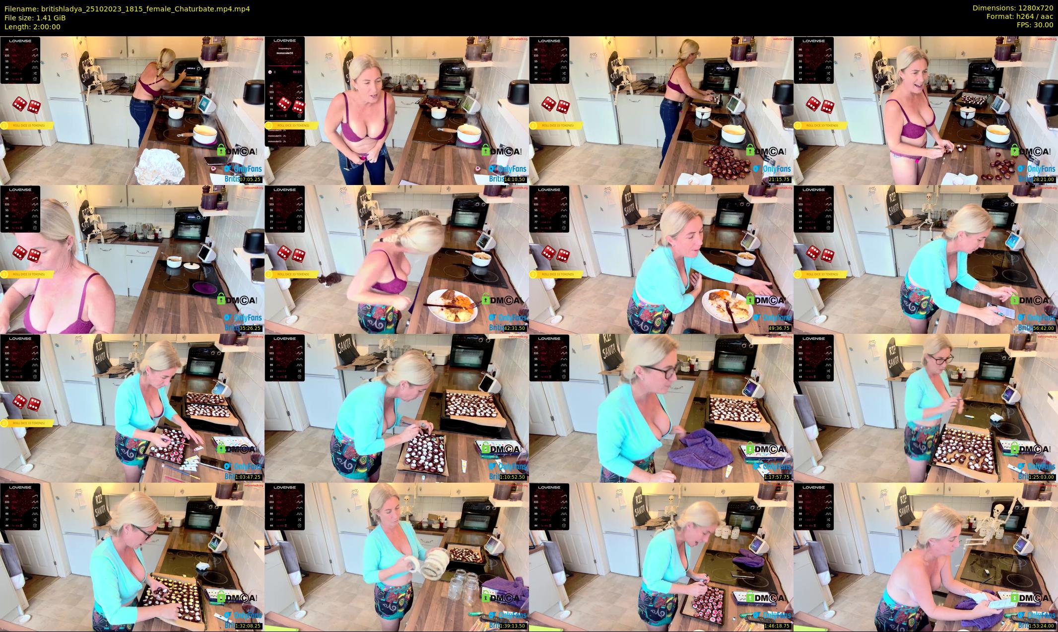 britishladya — 120 minute Chaturbate female cam show recording, 720p, Oct 25, 2023
