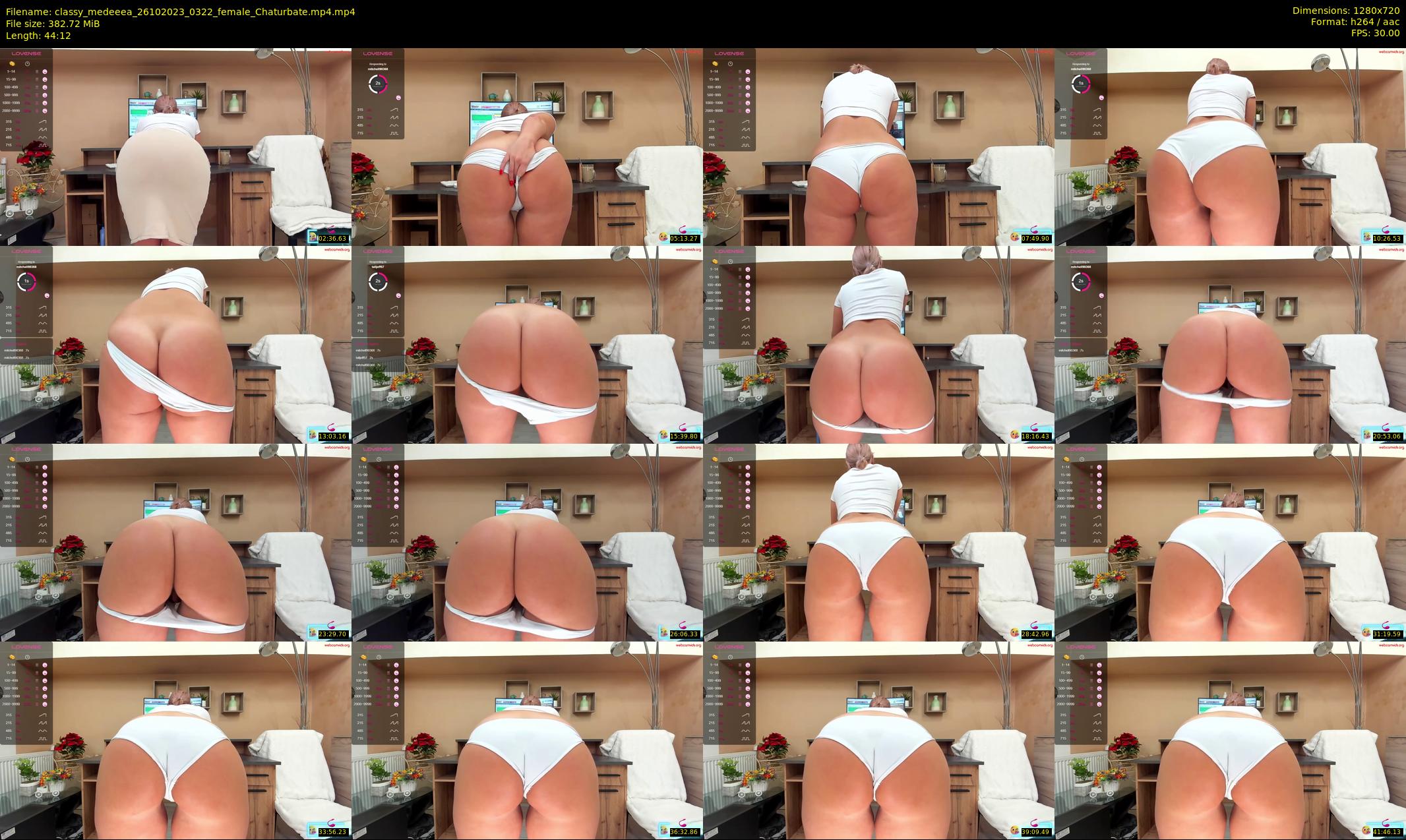 classy_medeeea — 45 minute Chaturbate female cam show recording, 720p, Oct 26, 2023