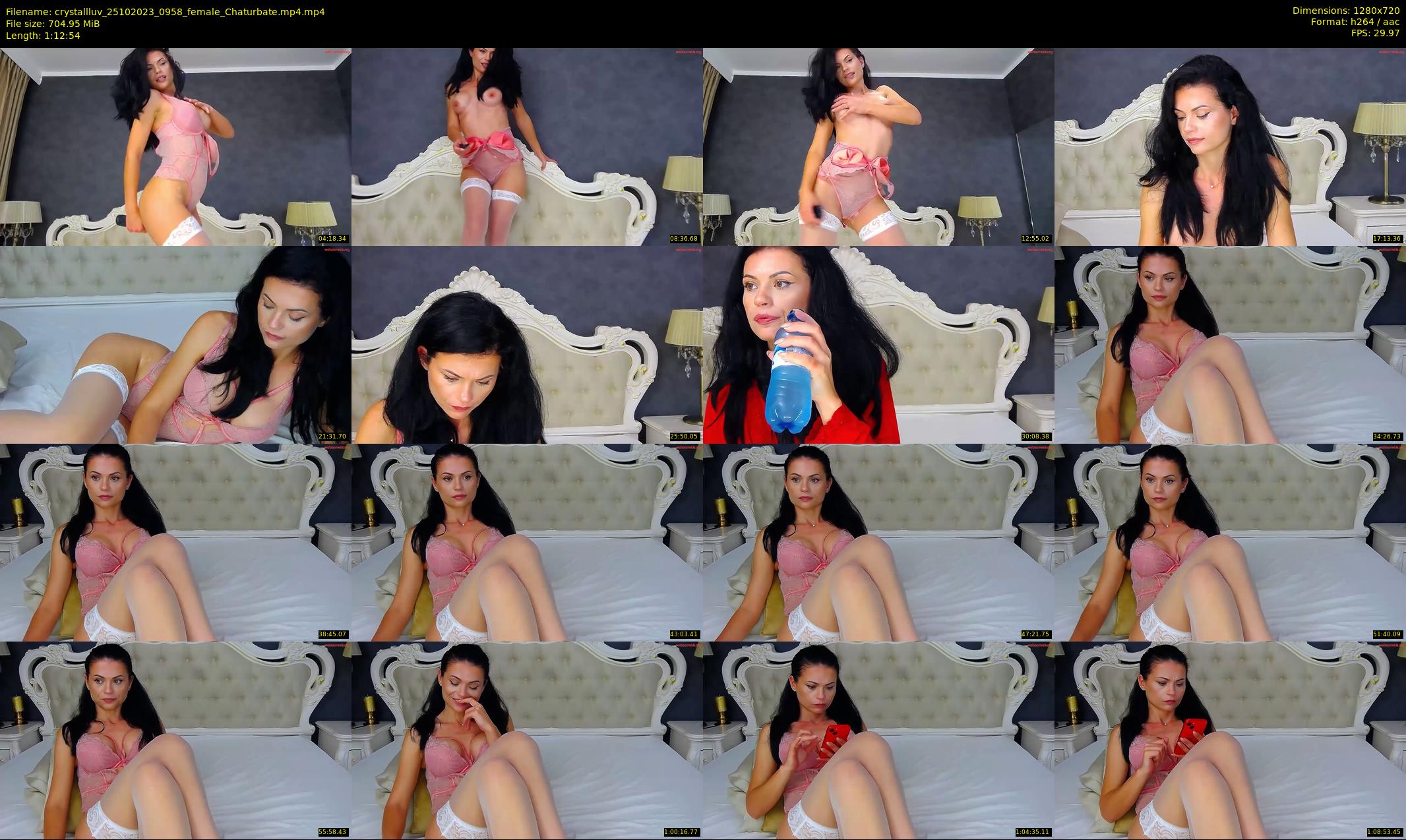 crystallluv — 73 minute Chaturbate female cam show recording, 720p, Oct 25, 2023