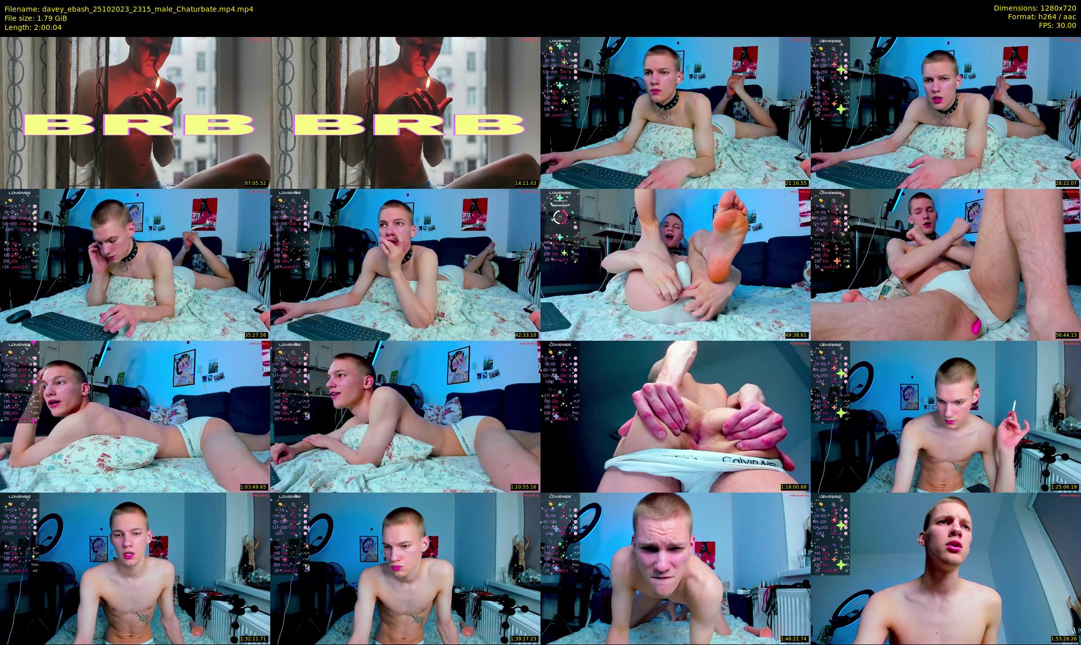davey_ebash — 121 minute Chaturbate male cam show recording, 720p, Oct 25, 2023