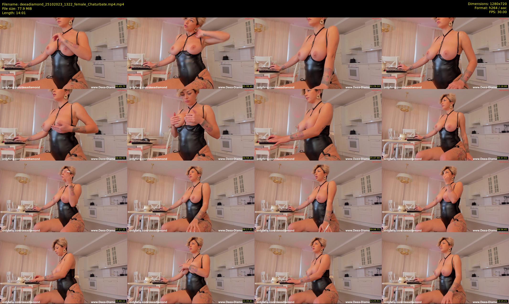 deeadiamond — 15 minute Chaturbate female cam show recording, 720p, Oct 25, 2023