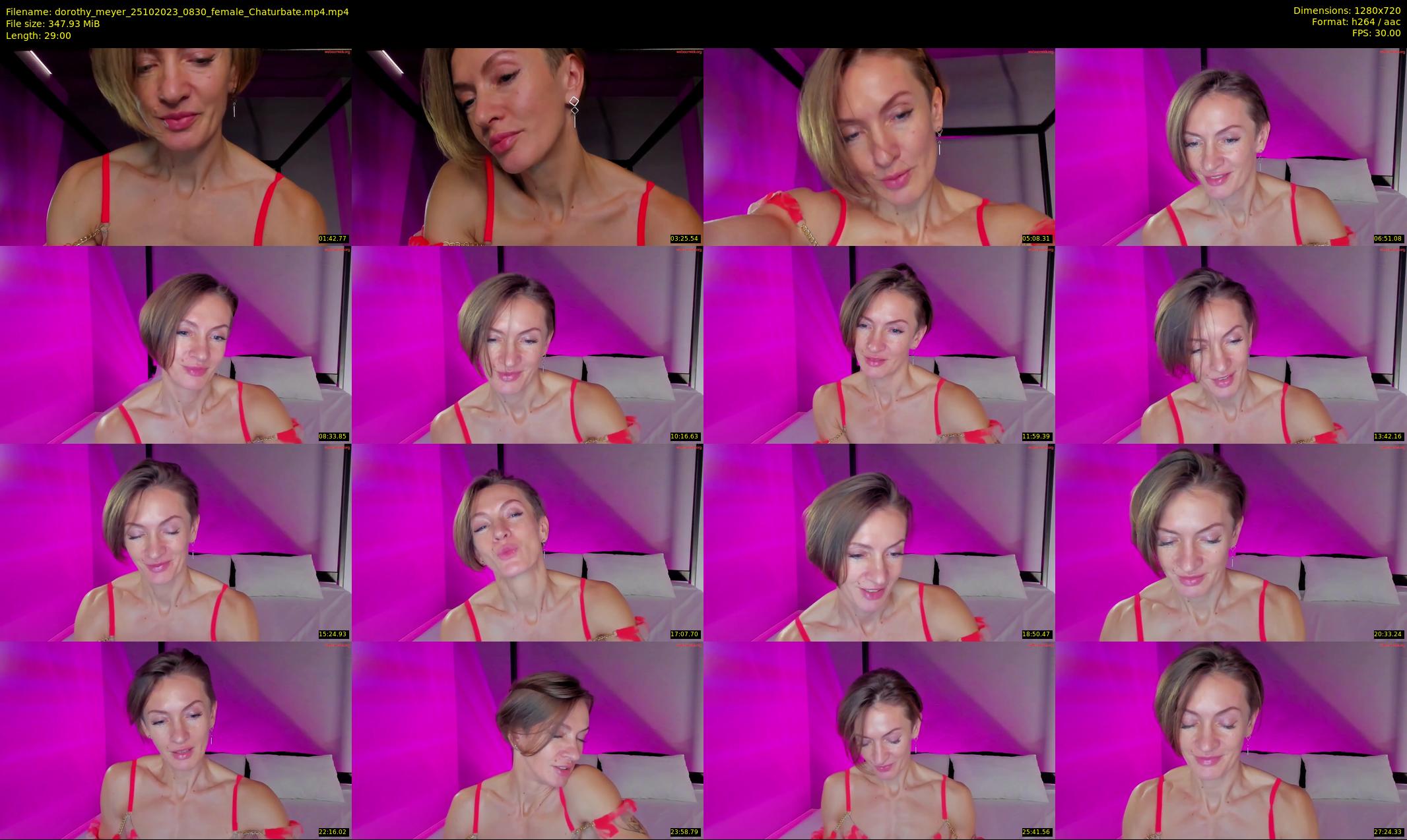 dorothy_meyer — 29 minute Chaturbate female cam show recording, 720p, Oct 25, 2023