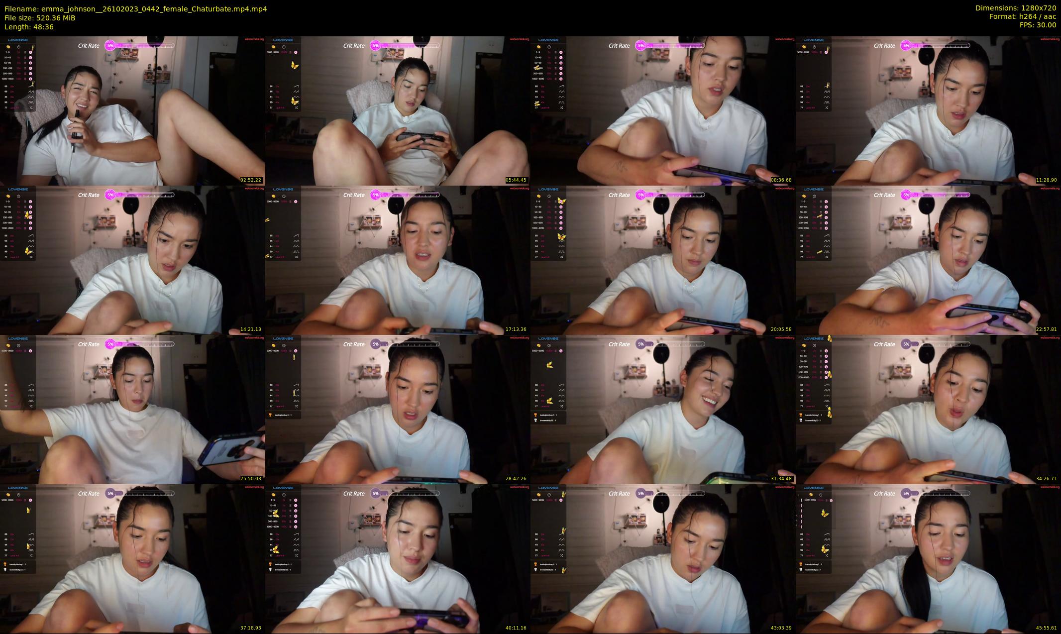 emma_johnson_ — 49 minute Chaturbate female cam show recording, 720p, Oct 26, 2023
