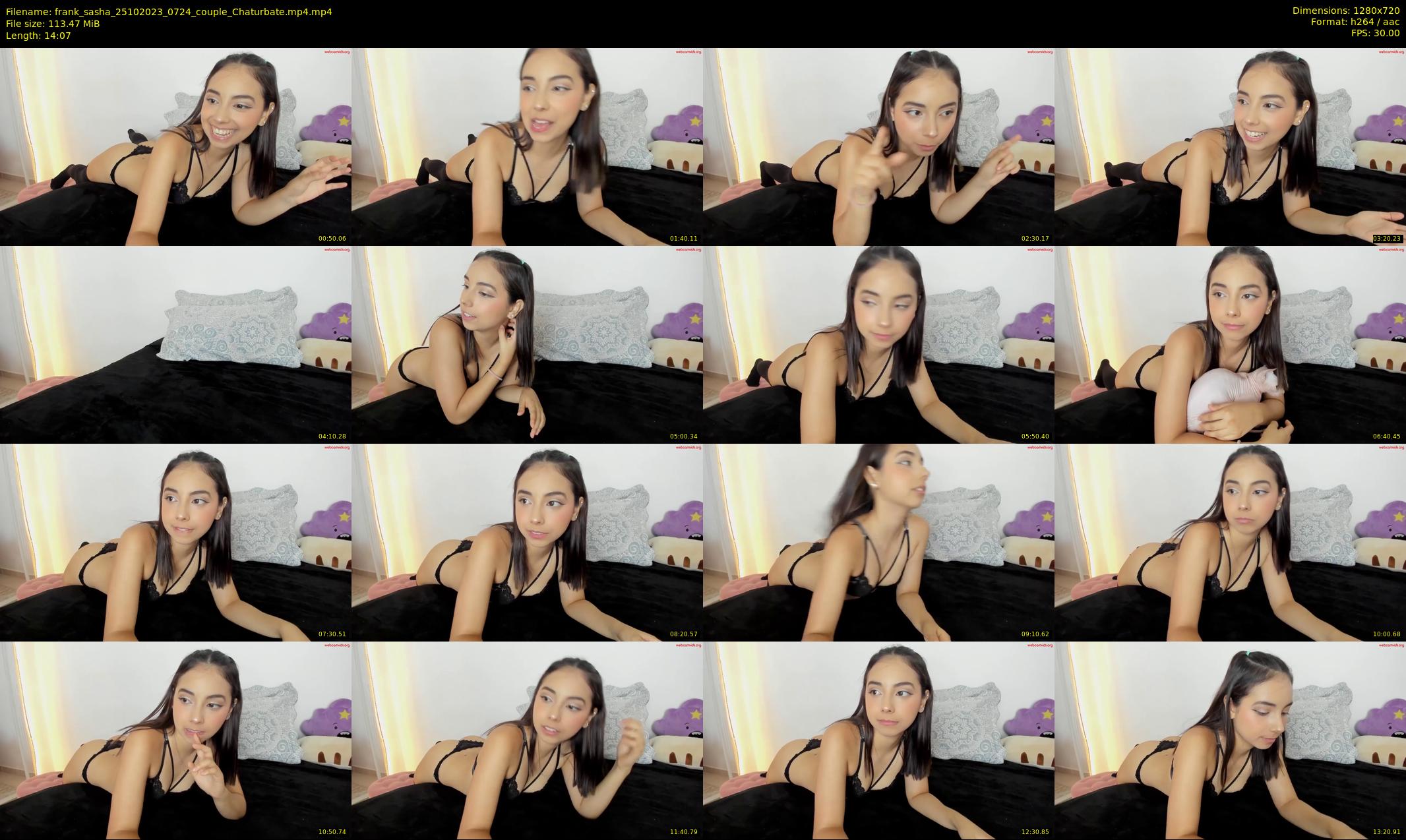 frank_sasha — 15 minute Chaturbate couple cam show recording, 720p, Oct 25, 2023