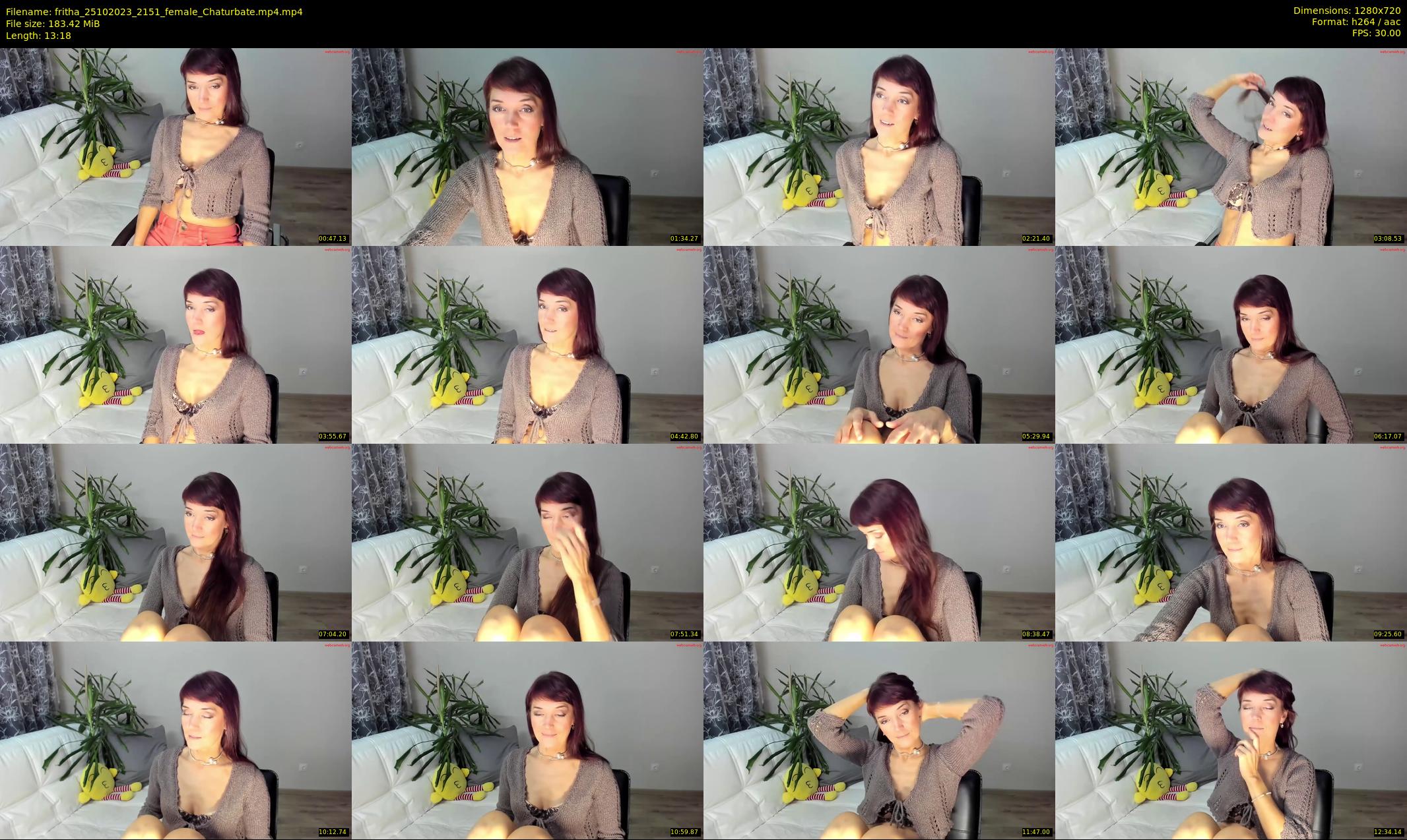 fritha — 14 minute Chaturbate female cam show recording, 720p, Oct 25, 2023