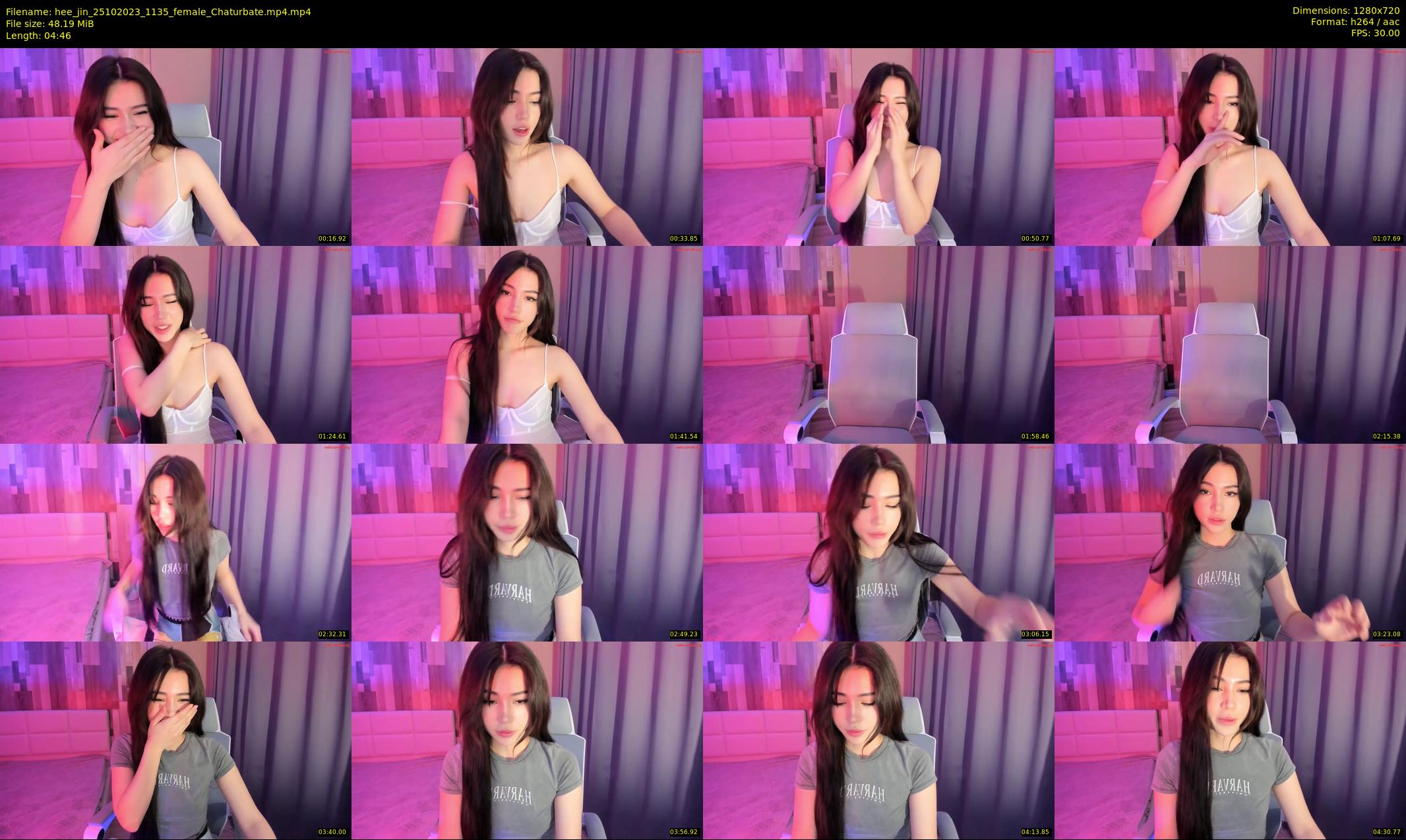 hee_jin — 5 minute Chaturbate female cam show recording, 720p, Oct 25, 2023