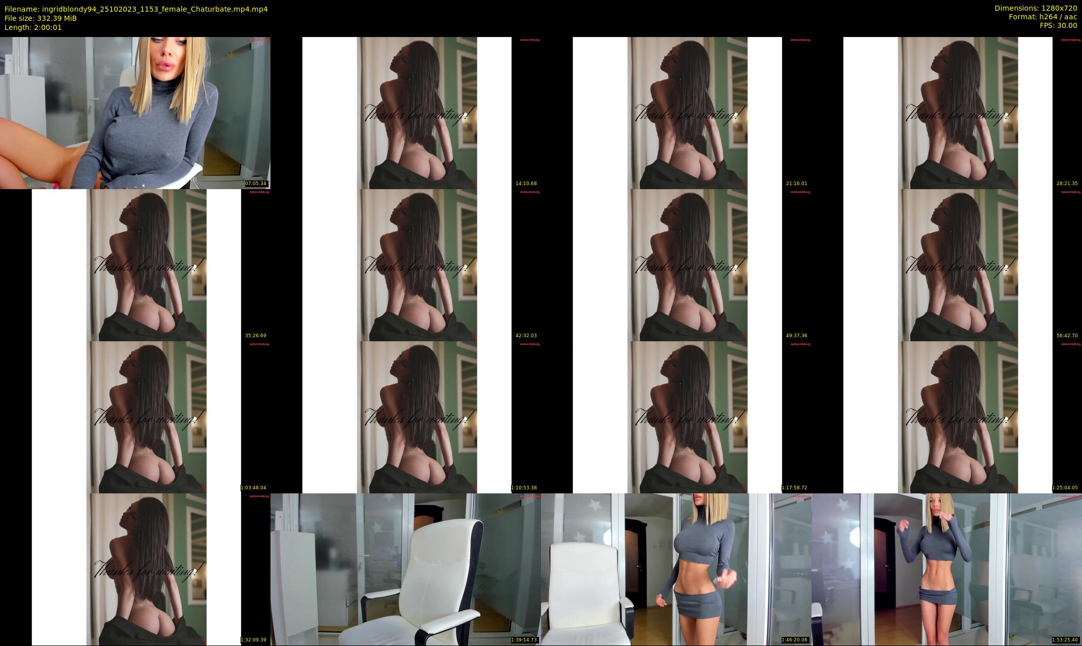 ingridblondy94 — 121 minute Chaturbate female cam show recording, 720p, Oct 25, 2023