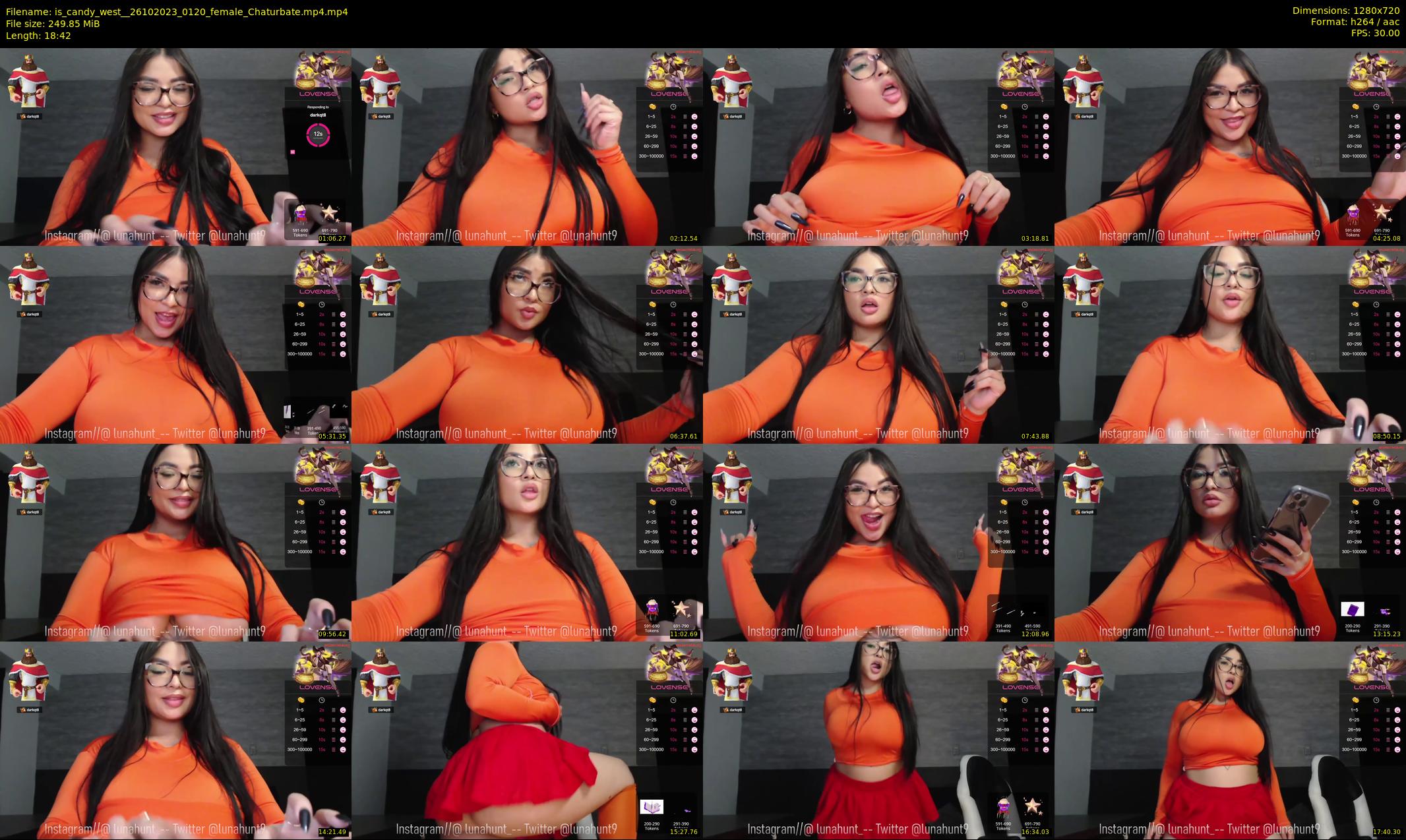 is_candy_west_ — 19 minute Chaturbate female cam show recording, 720p, Oct 26, 2023