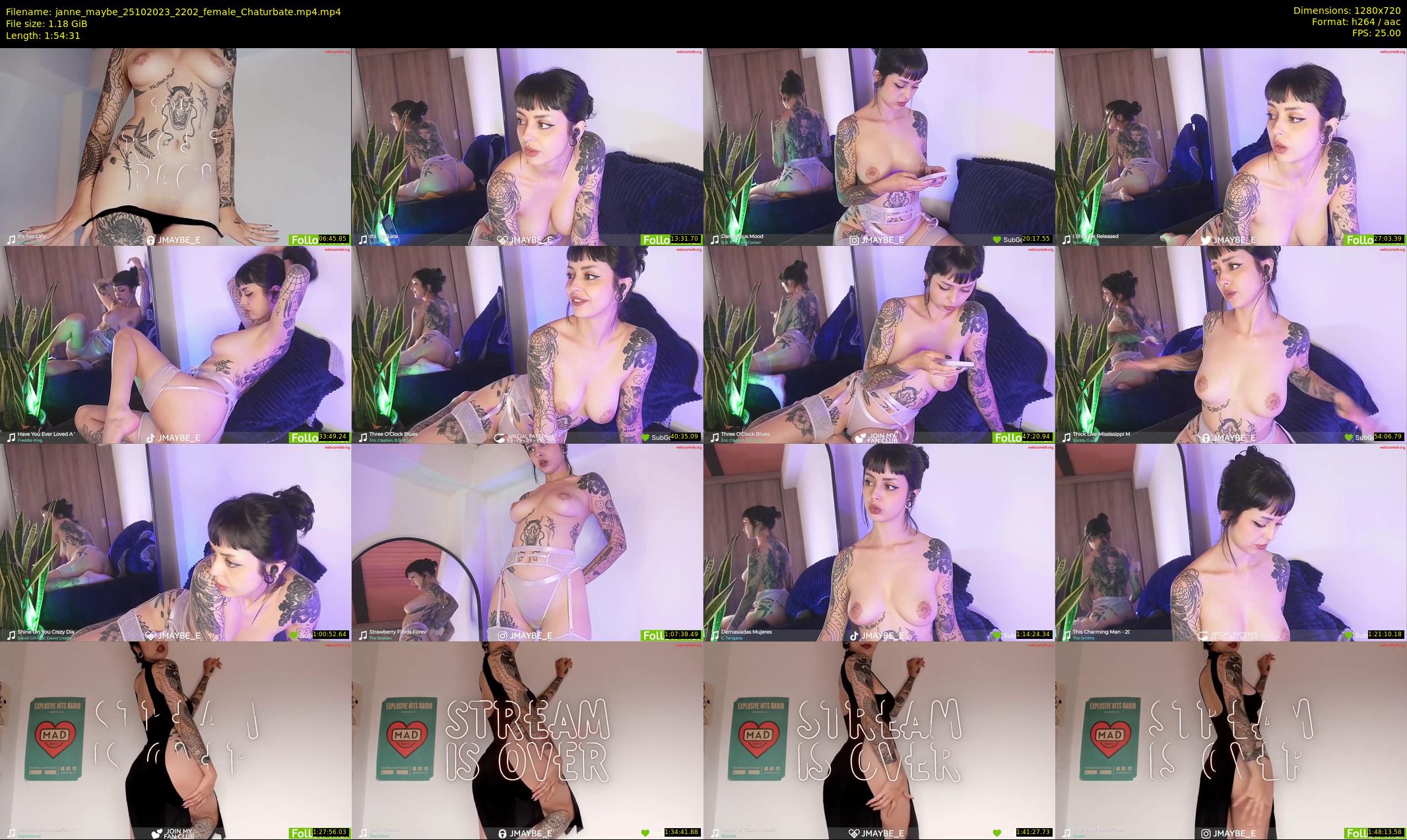 janne_maybe — 115 minute Chaturbate female cam show recording, 720p, Oct 25, 2023