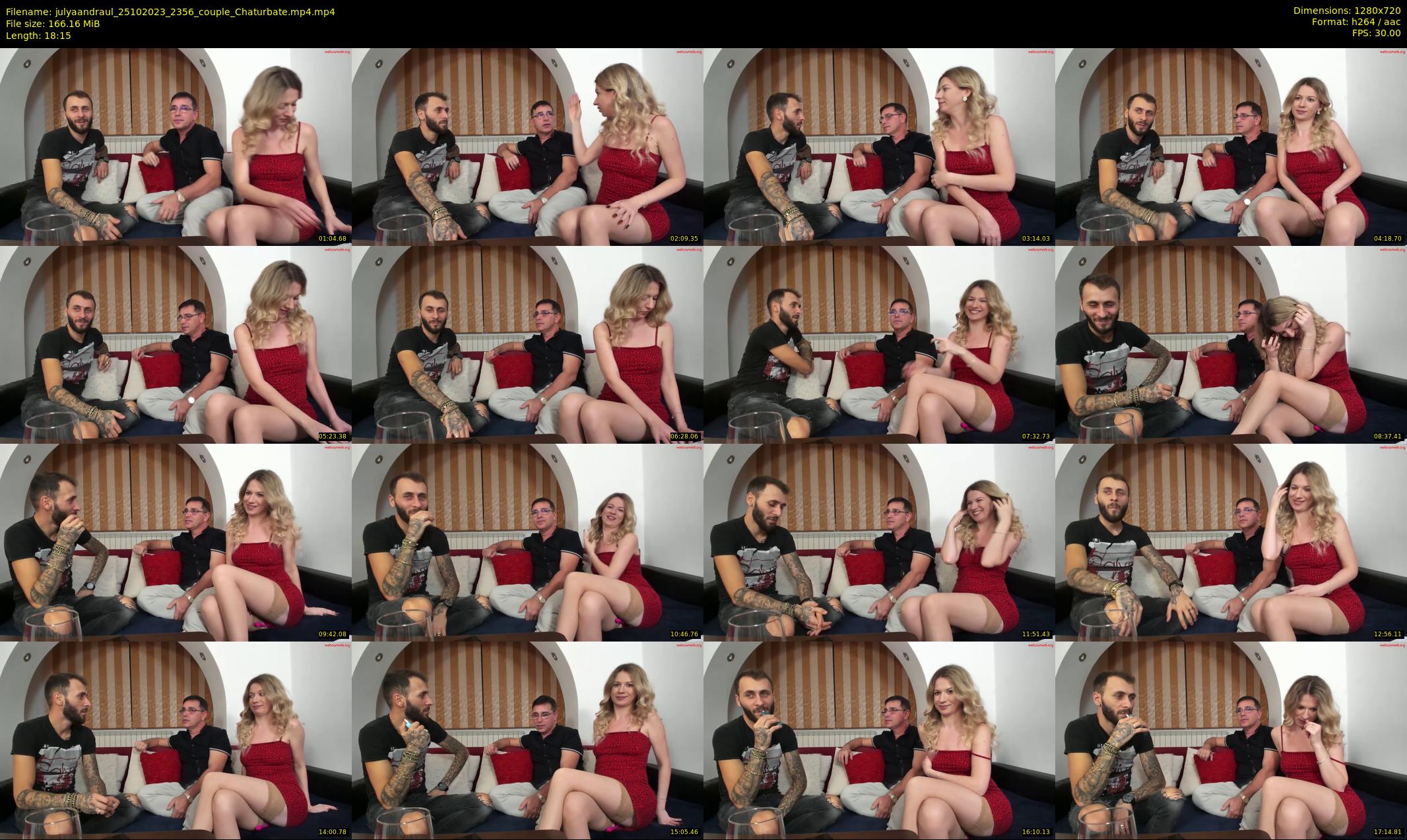 julyaandraul — 19 minute Chaturbate couple cam show recording, 720p, Oct 25, 2023