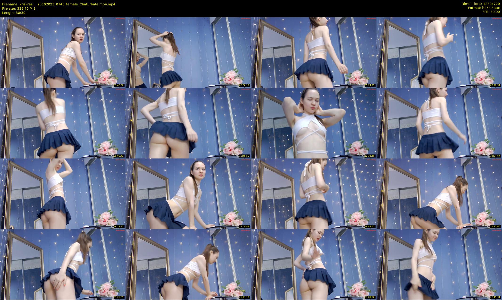 kriskras__ — 31 minute Chaturbate female cam show recording, 720p, Oct 25, 2023