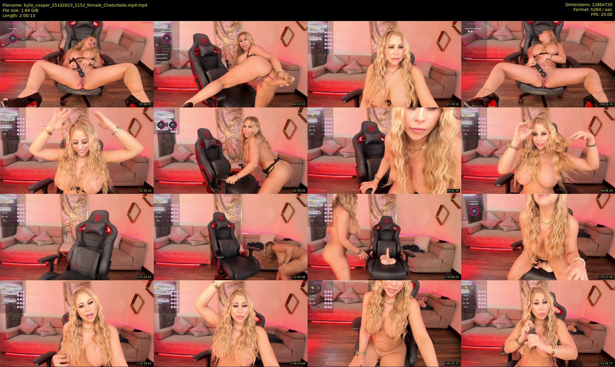kylie_cooper — 121 minute Chaturbate female cam show recording, 720p, Oct 25, 2023