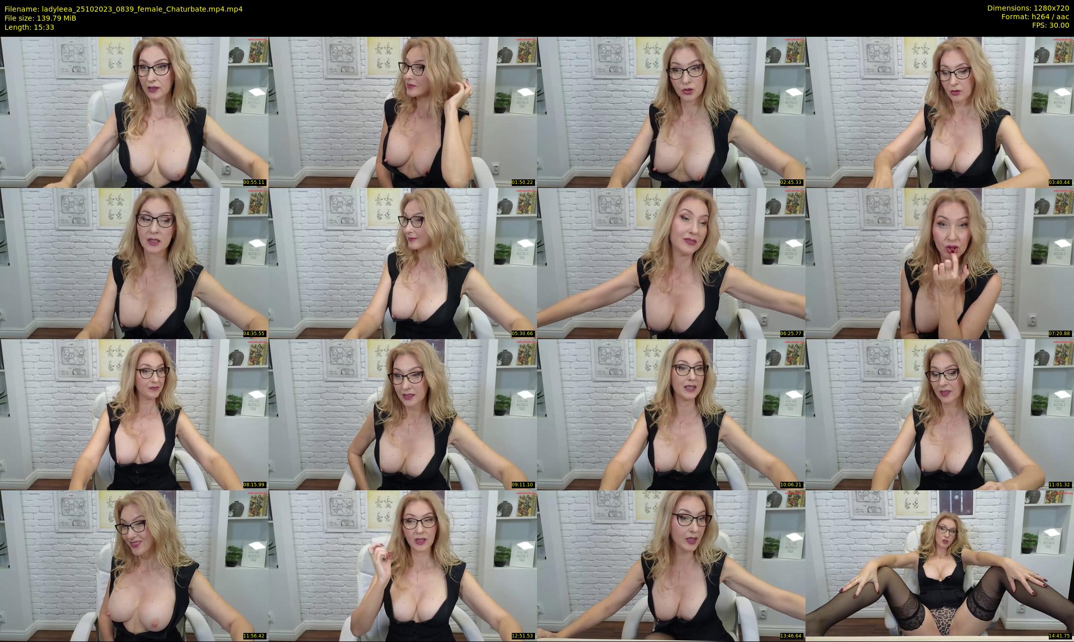 ladyleea — 16 minute Chaturbate female cam show recording, 720p, Oct 25, 2023
