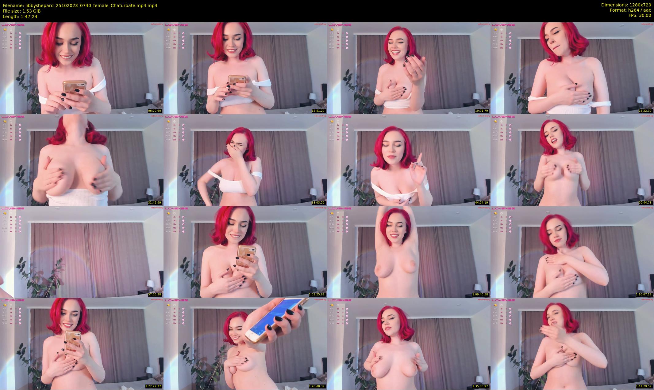 libbyshepard — 108 minute Chaturbate female cam show recording, 720p, Oct 25, 2023