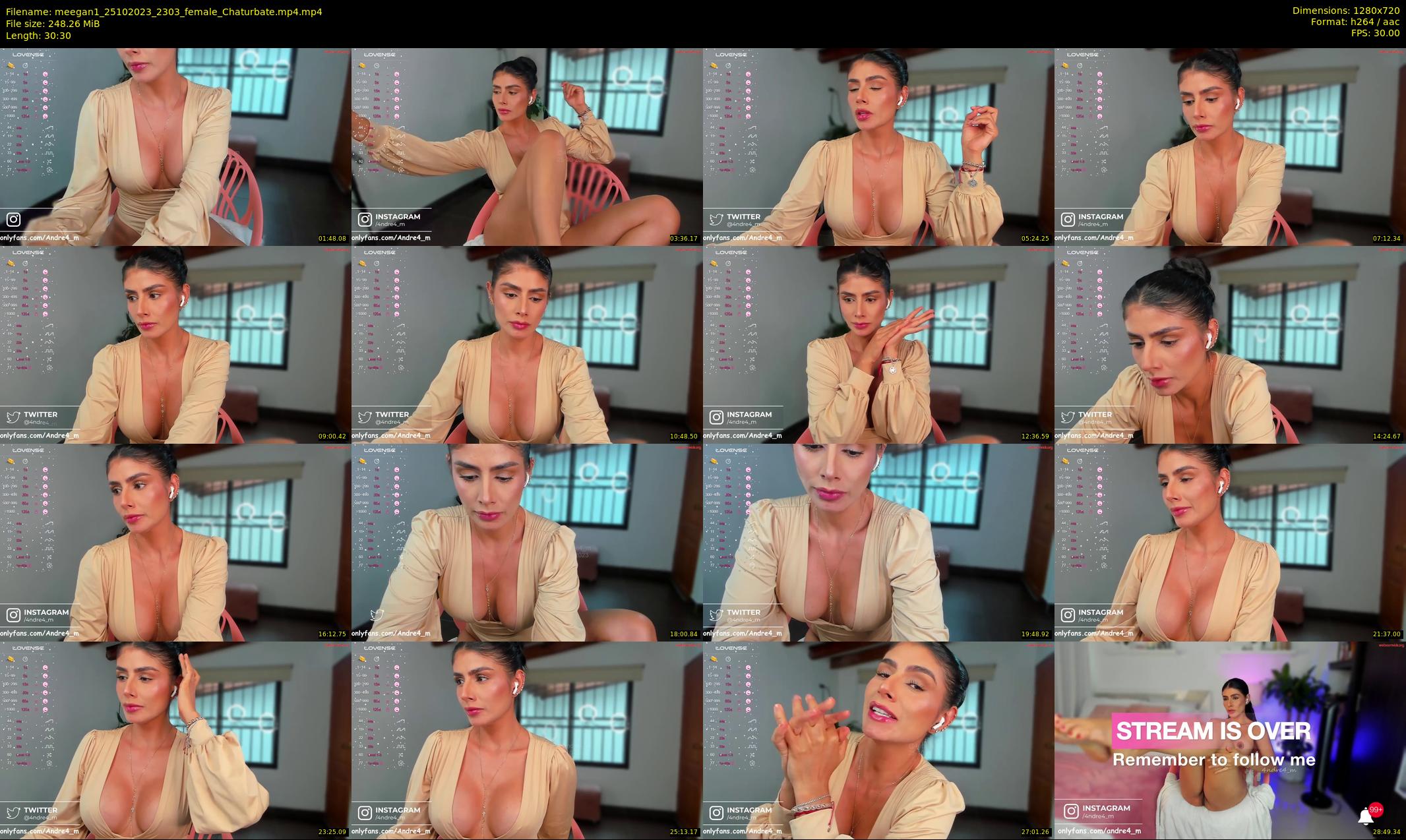 meegan1 — 31 minute Chaturbate female cam show recording, 720p, Oct 25, 2023