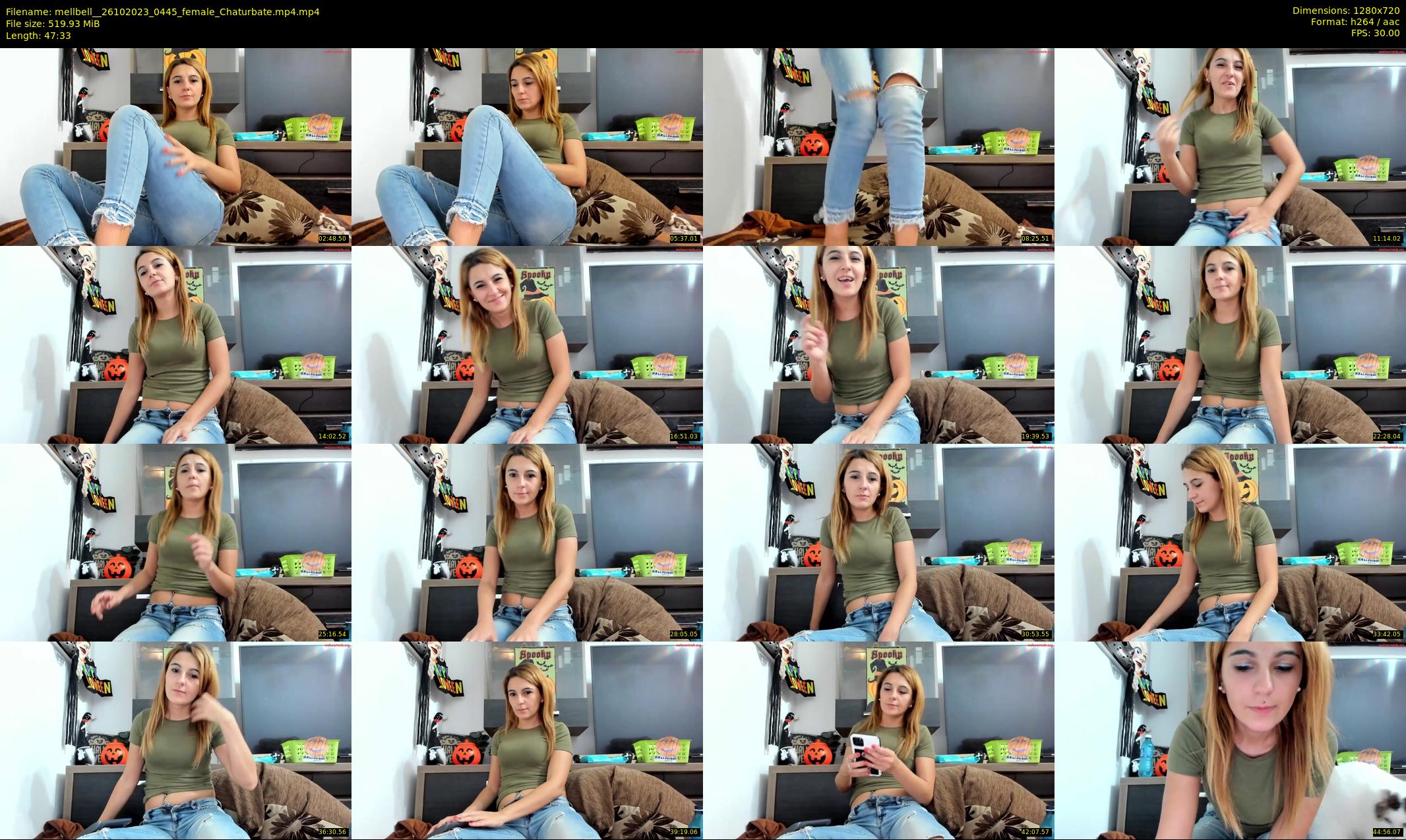 mellbell_ — 48 minute Chaturbate female cam show recording, 720p, Oct 26, 2023