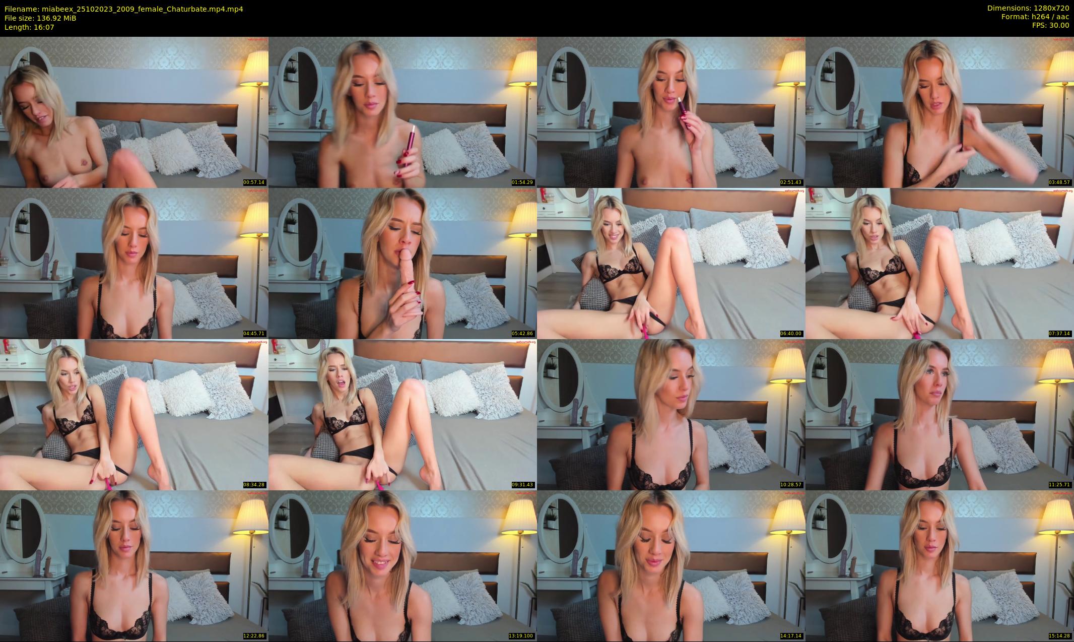 miabeex — 17 minute Chaturbate female cam show recording, 720p, Oct 25, 2023