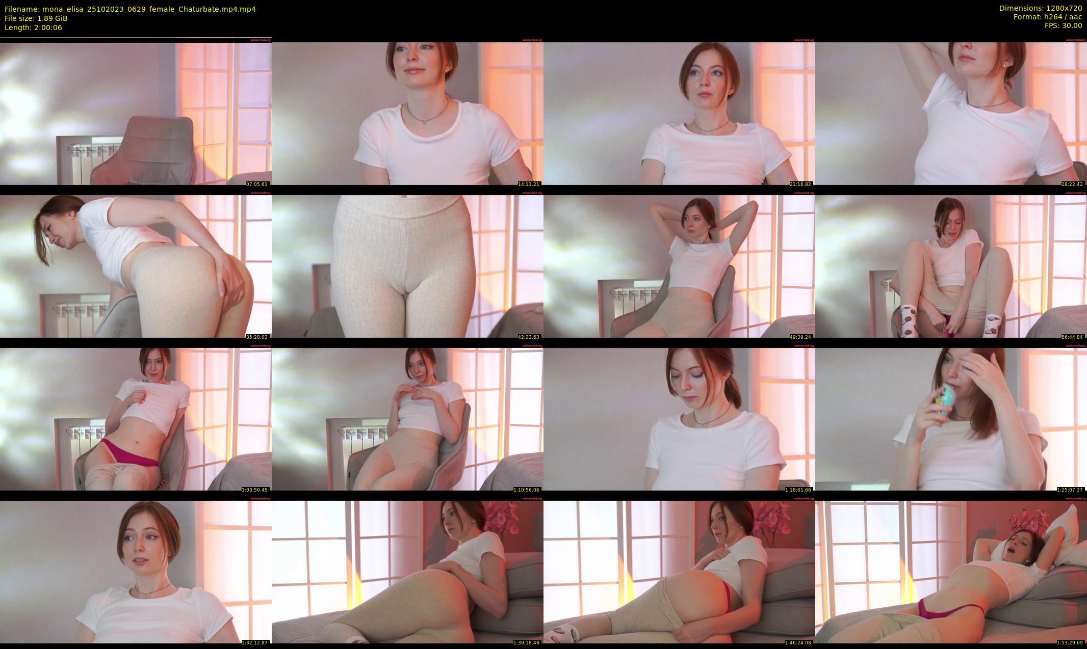 mona_elisa — 121 minute Chaturbate female cam show recording, 720p, Oct 25, 2023