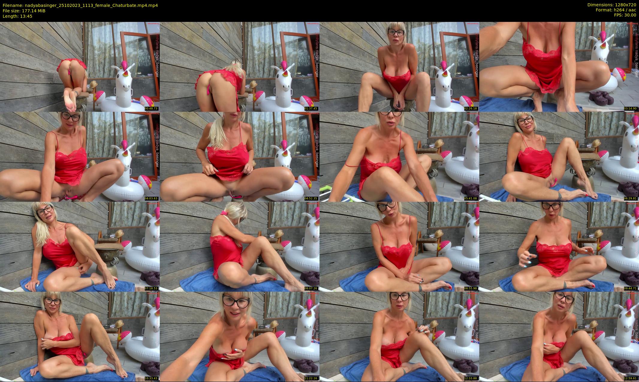 nadyabasinger — 14 minute Chaturbate female cam show recording, 720p, Oct 25, 2023