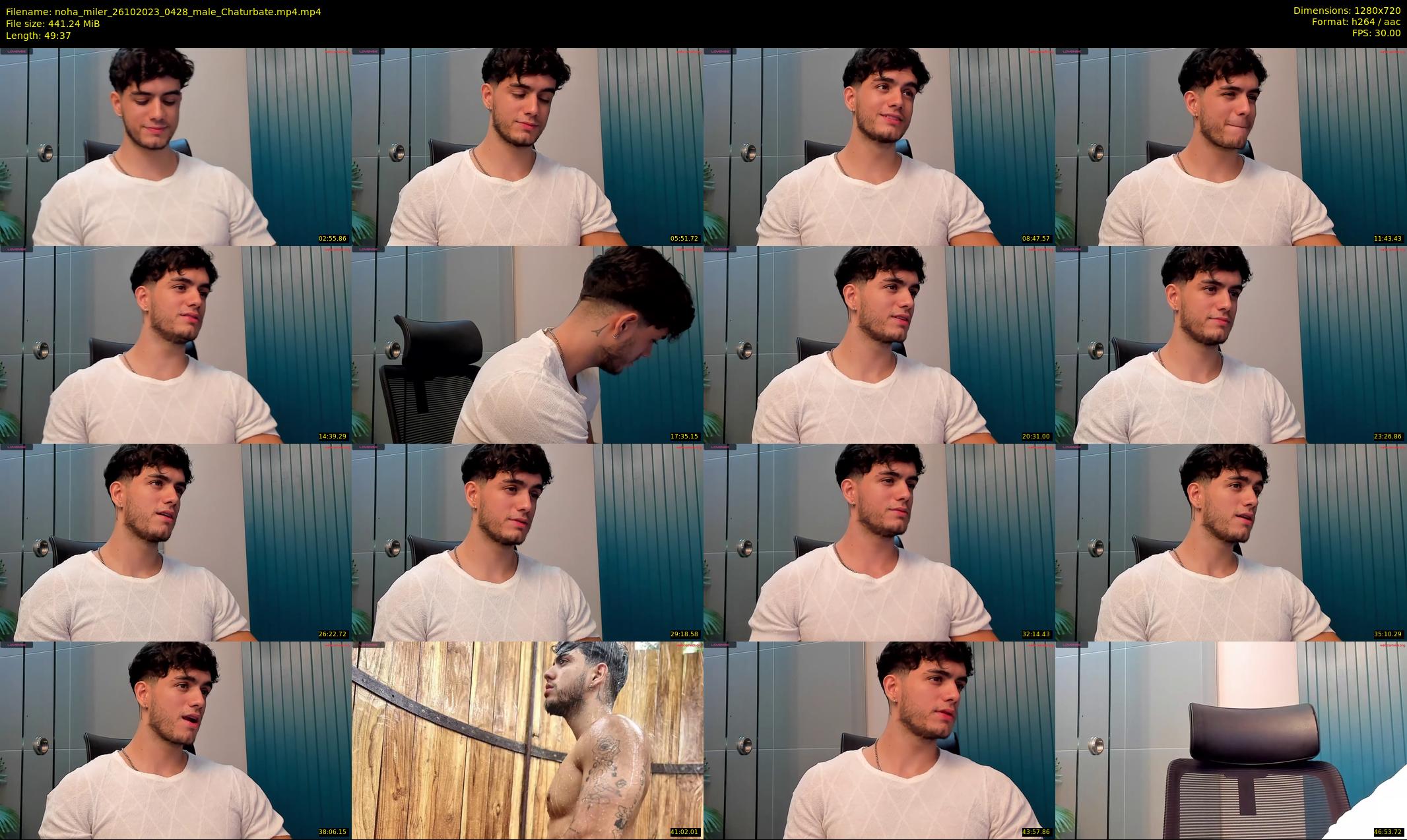 noha_miler — 50 minute Chaturbate male cam show recording, 720p, Oct 26, 2023