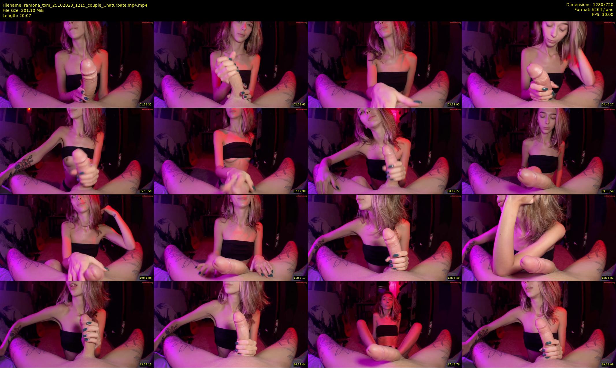 ramona_tom — 21 minute Chaturbate couple cam show recording, 720p, Oct 25, 2023