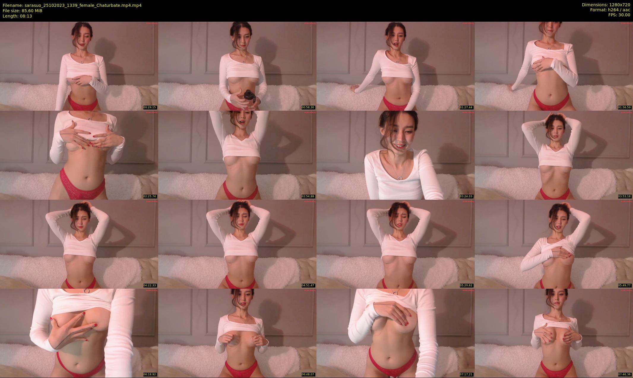 sarasuo — 9 minute Chaturbate female cam show recording, 720p, Oct 25, 2023