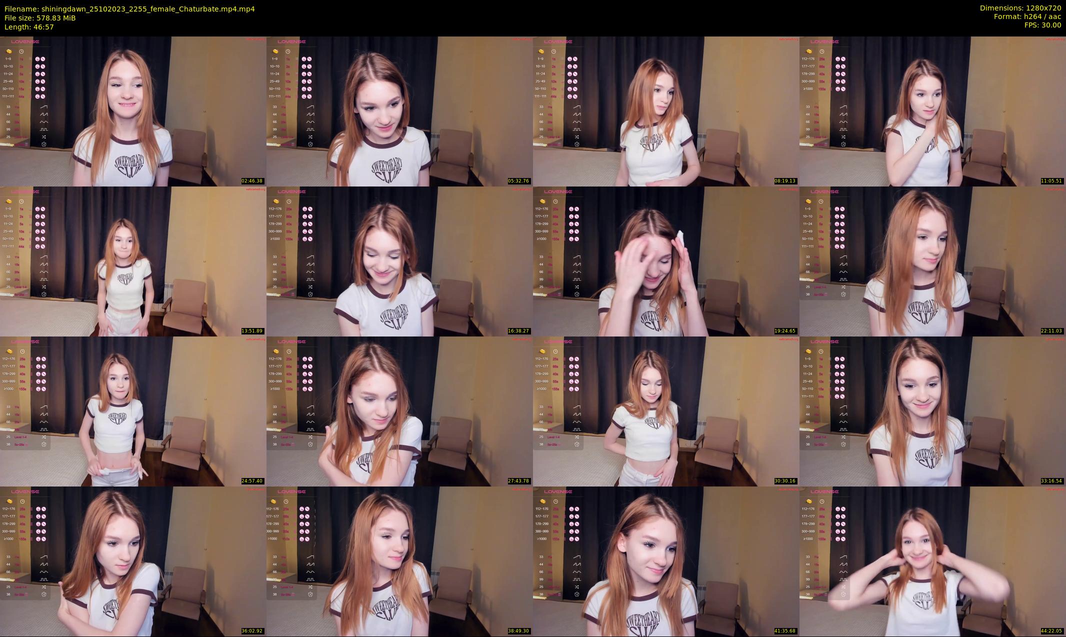 shiningdawn — 47 minute Chaturbate female cam show recording, 720p, Oct 25, 2023