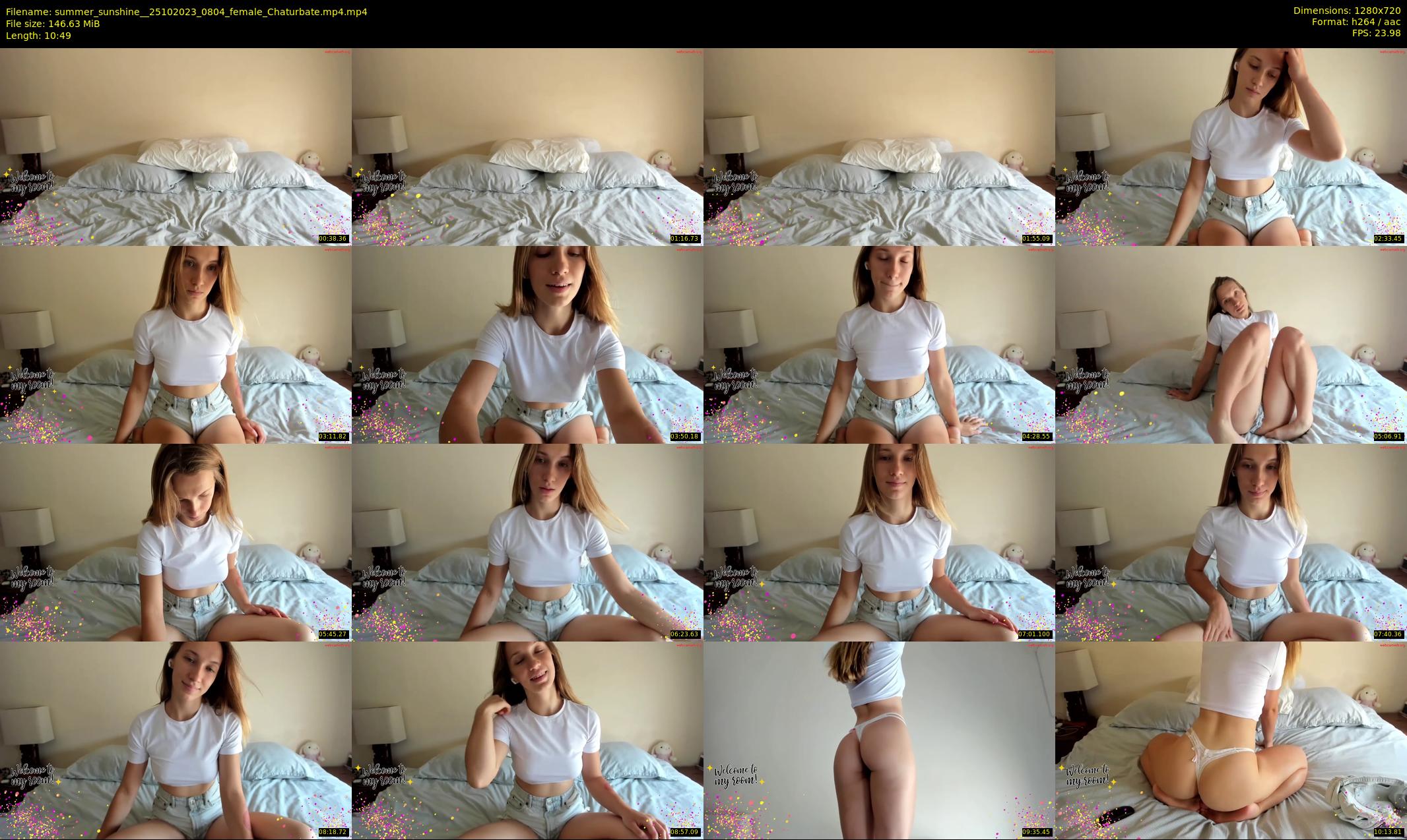 summer_sunshine_ — 11 minute Chaturbate female cam show recording, 720p, Oct 25, 2023