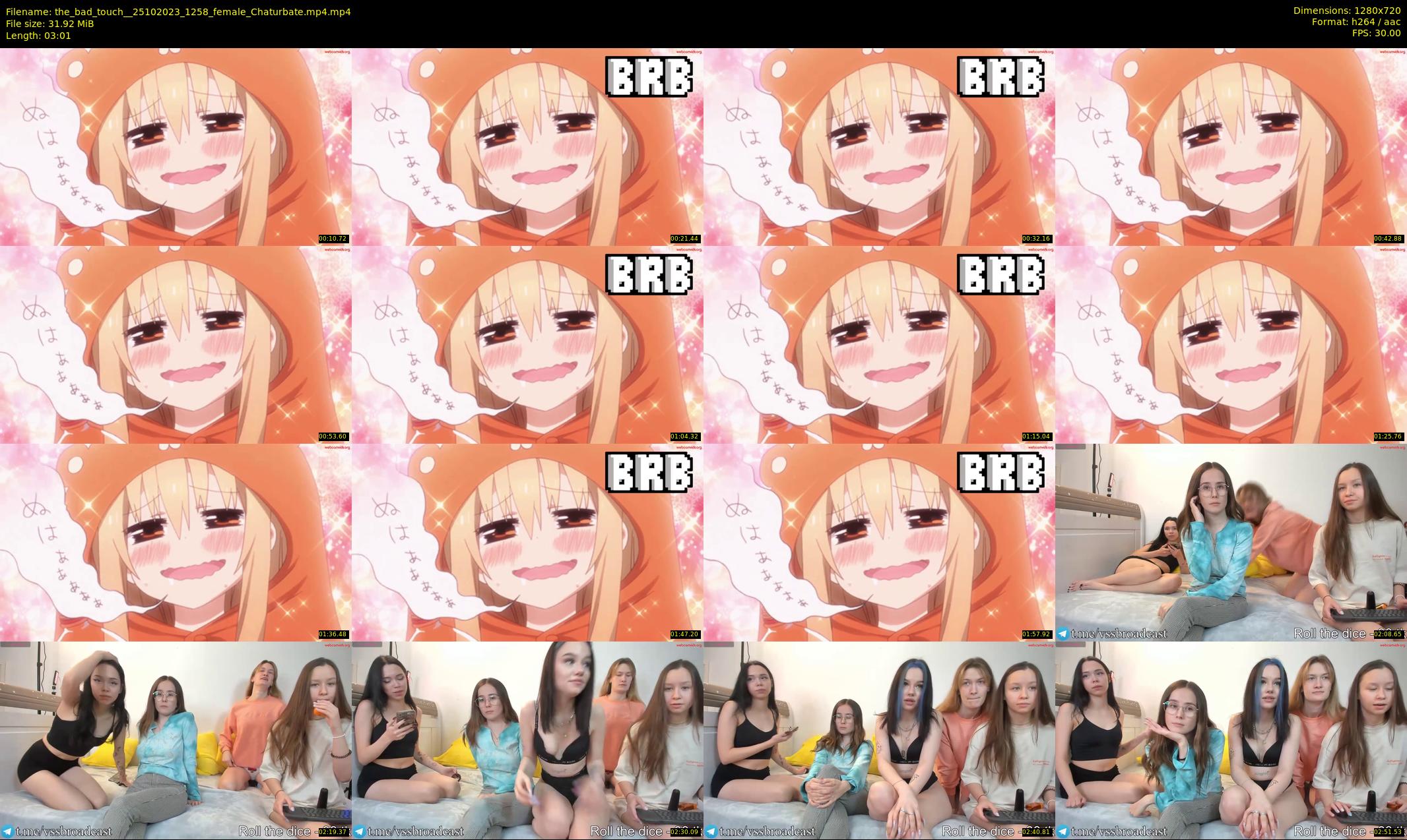 the_bad_touch_ — 4 minute Chaturbate couple cam show recording, 720p, Oct 25, 2023