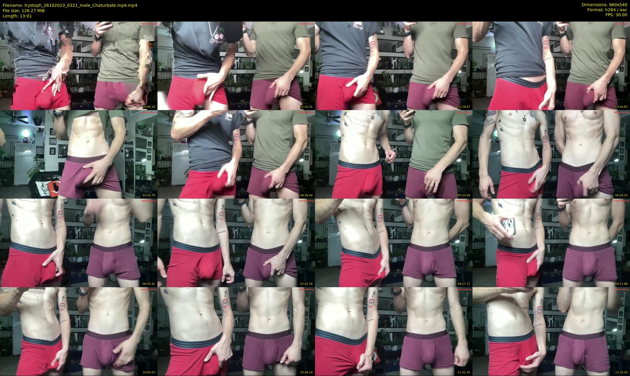 trystoph — 14 minute Chaturbate male cam show recording, 480p, Oct 26, 2023