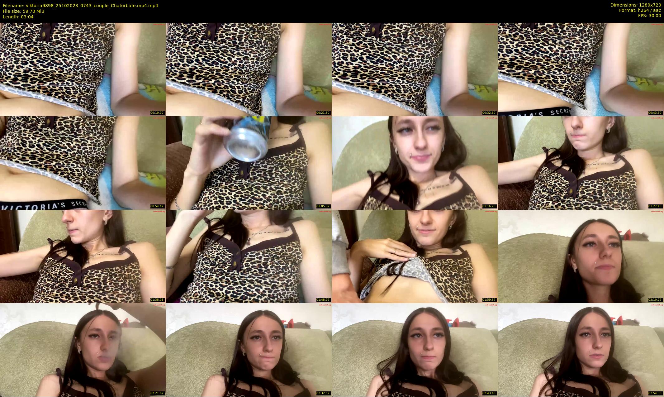 viktoria9898 — 4 minute Chaturbate couple cam show recording, 720p, Oct 25, 2023