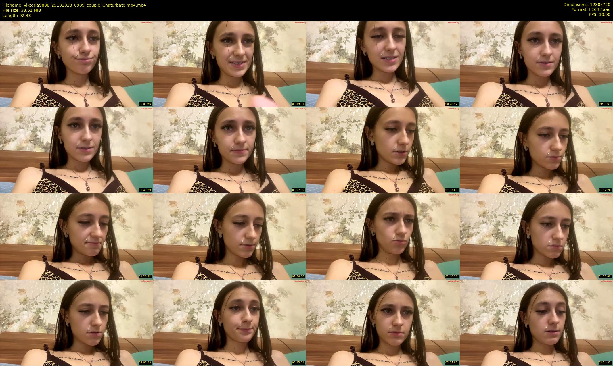 viktoria9898 — 3 minute Chaturbate couple cam show recording, 720p, Oct 25, 2023
