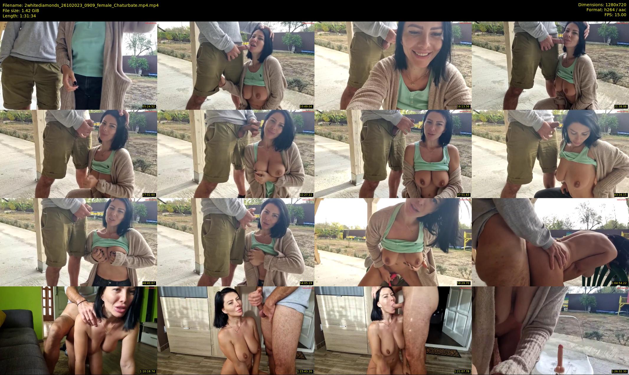 2whitediamonds — 92 minute Chaturbate couple cam show recording, 720p, Oct 26, 2023
