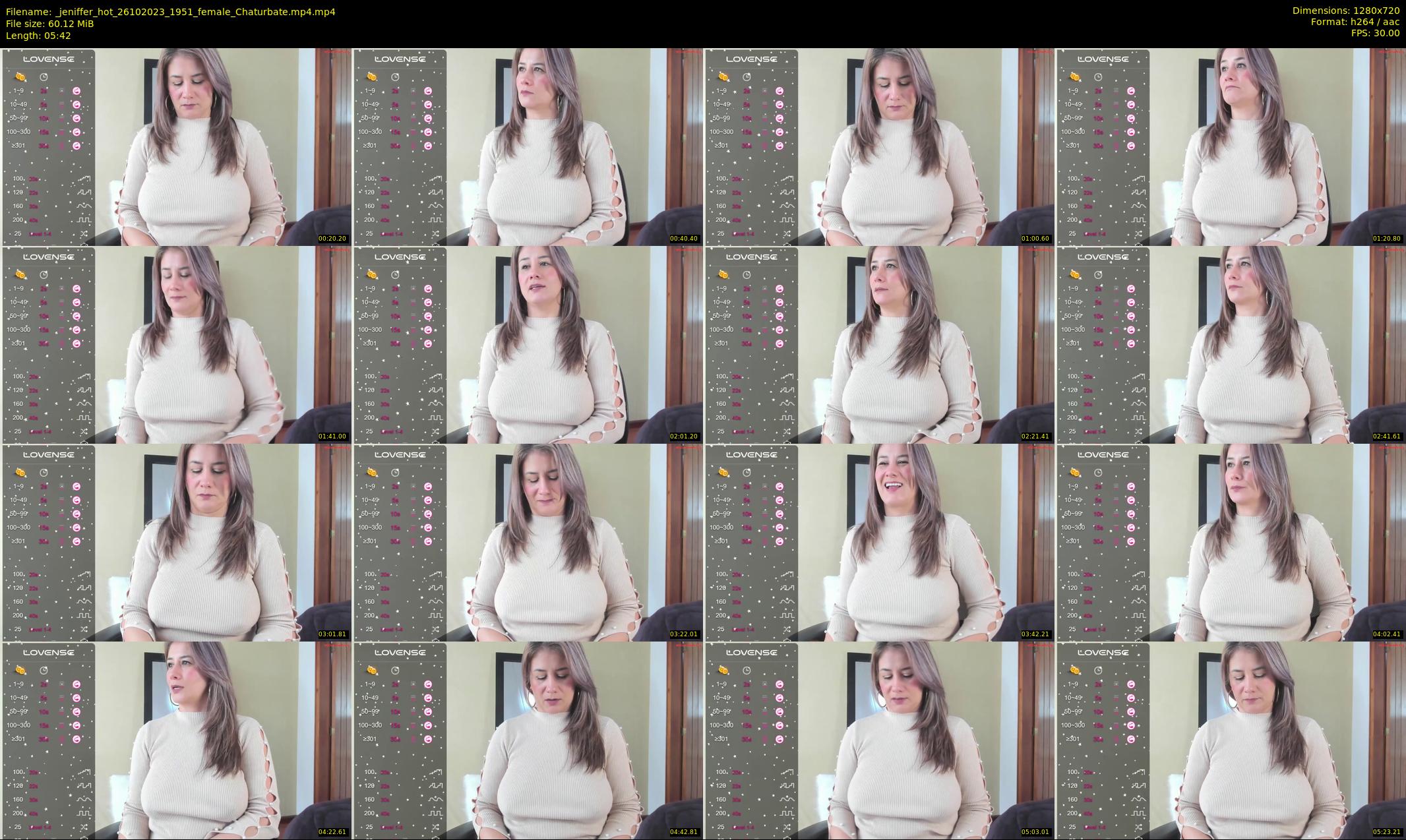 _jeniffer_hot — 6 minute Chaturbate female cam show recording, 720p, Oct 26, 2023