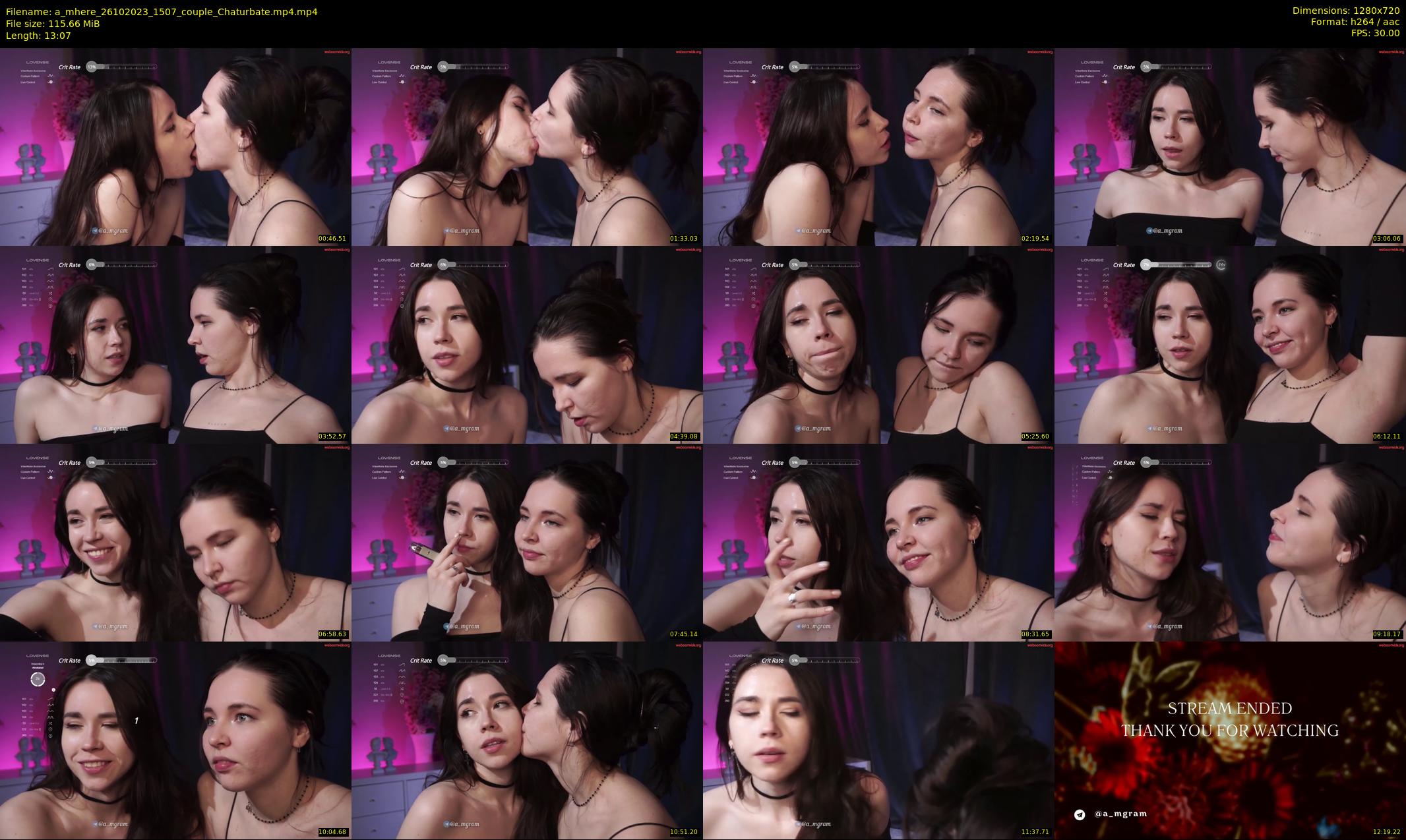 a_mhere — 14 minute Chaturbate couple cam show recording, 720p, Oct 26, 2023