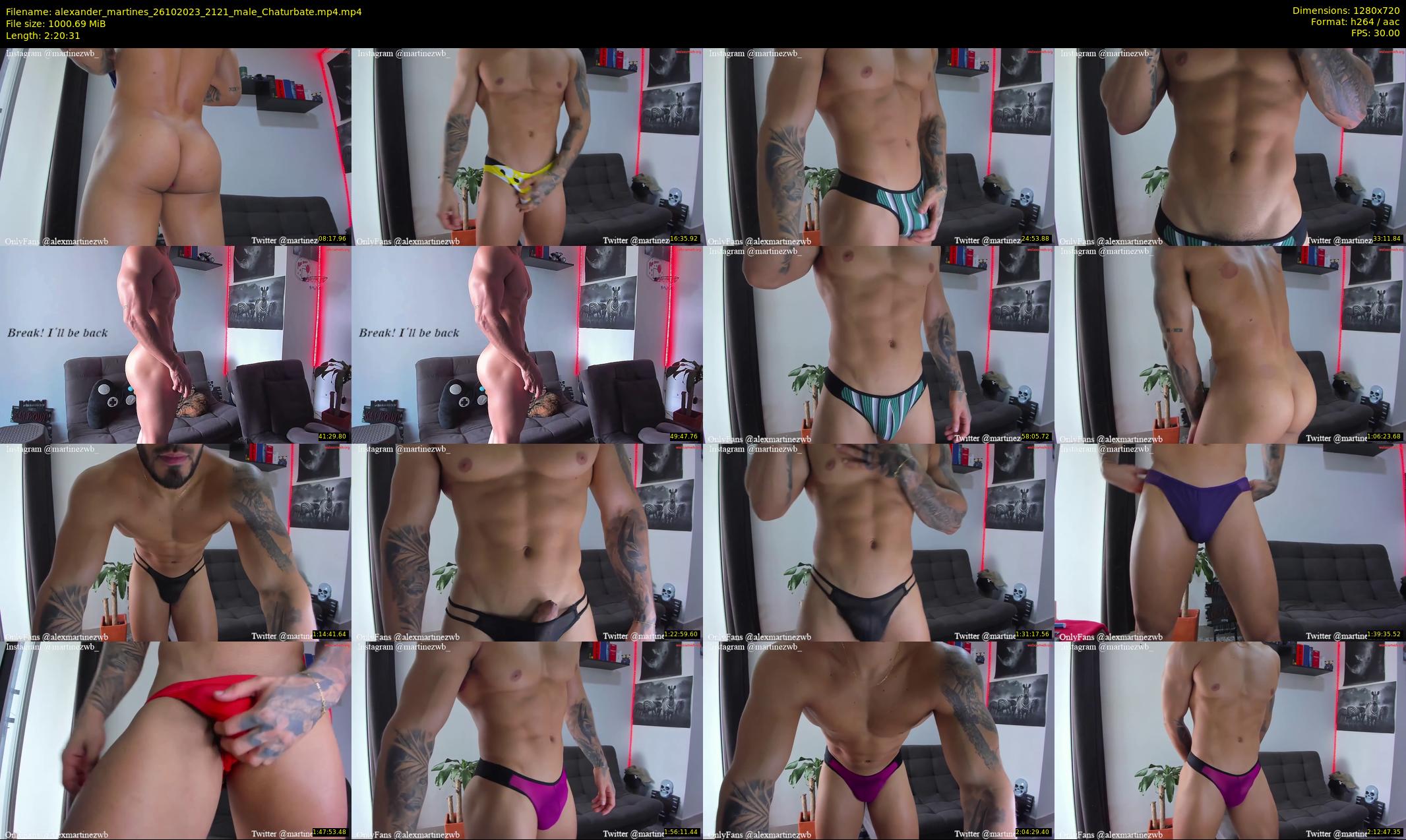 alexander_martines — 141 minute Chaturbate male cam show recording, 720p, Oct 26, 2023