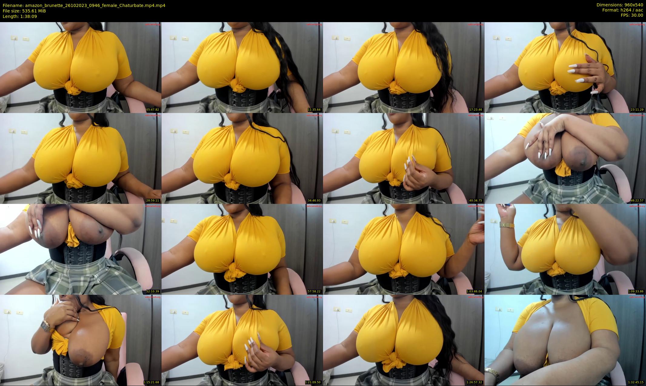 amazon_brunette — 99 minute Chaturbate female cam show recording, 480p, Oct 26, 2023