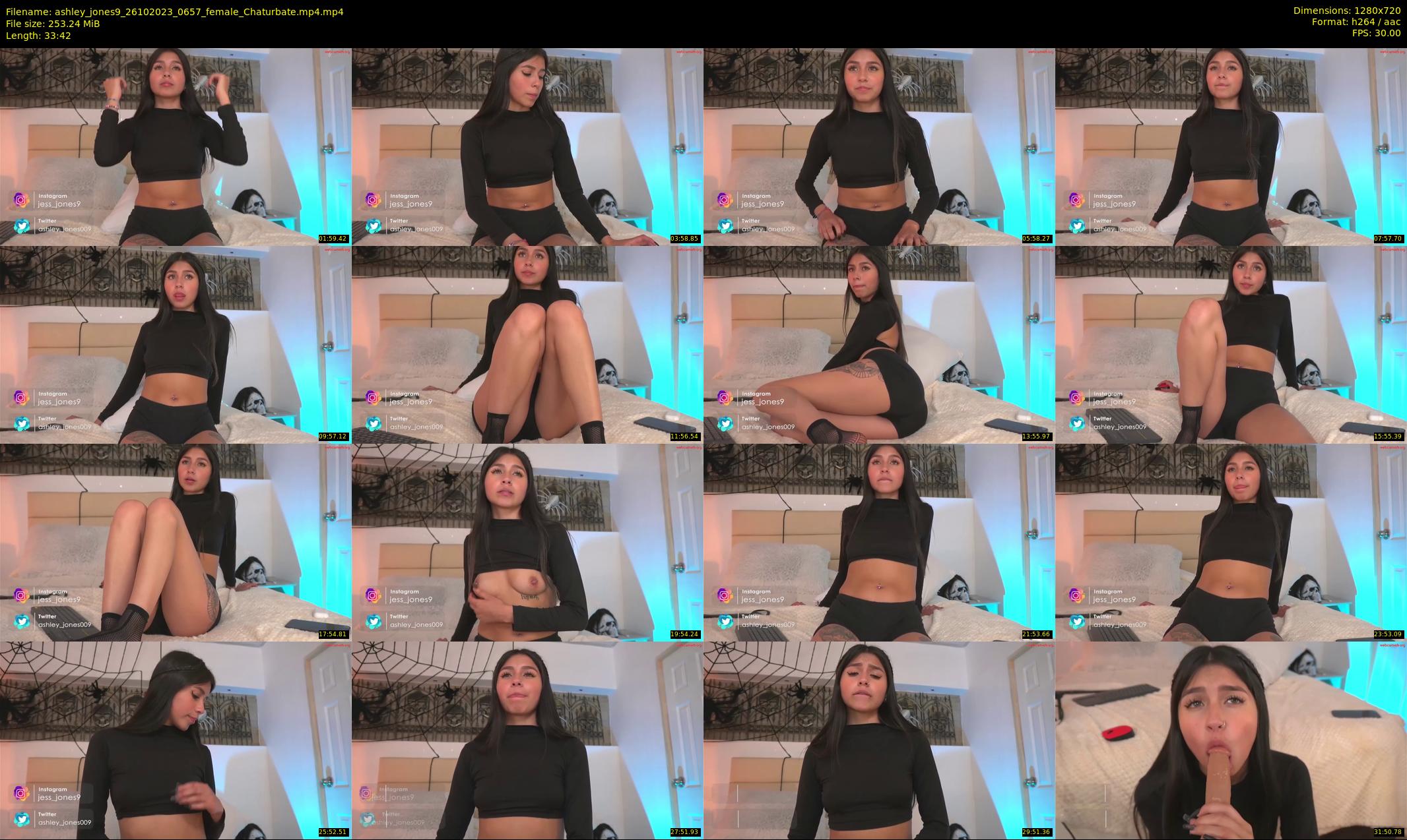 ashley_jones9 — 34 minute Chaturbate female cam show recording, 720p, Oct 26, 2023