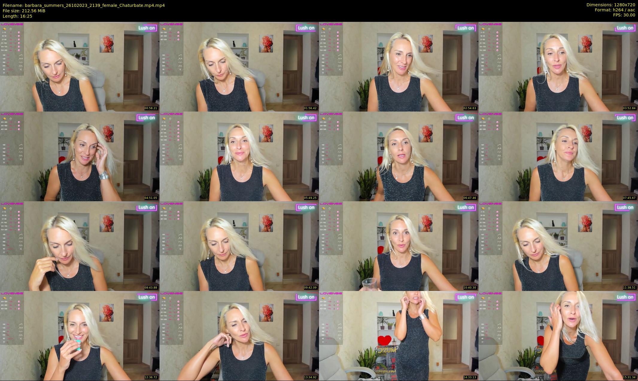 barbara_summers — 17 minute Chaturbate female cam show recording, 720p, Oct 26, 2023