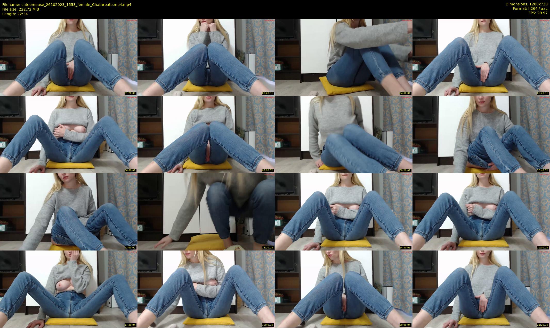 cuteemouse — 23 minute Chaturbate female cam show recording, 720p, Oct 26, 2023