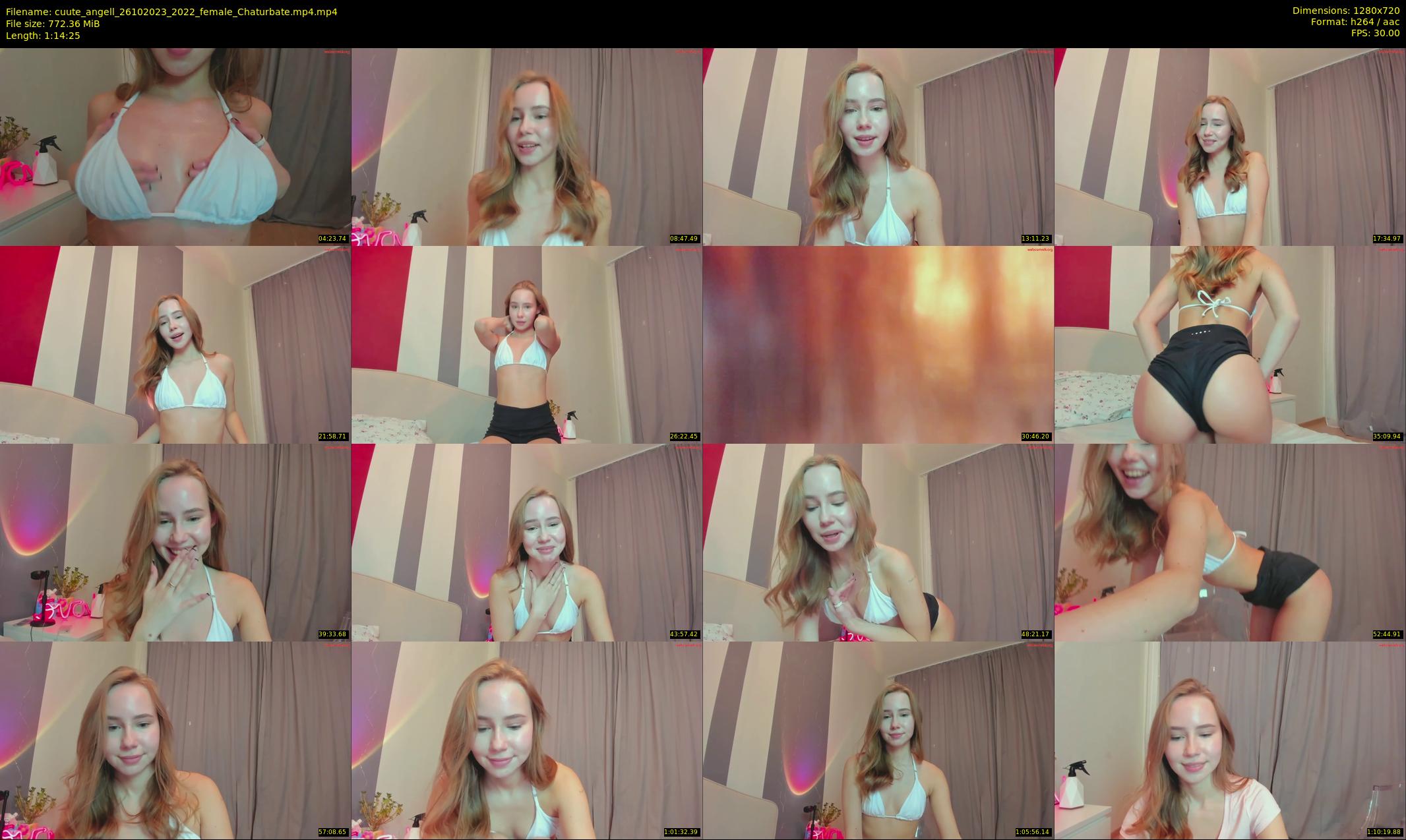 cuute_angell — 75 minute Chaturbate female cam show recording, 720p, Oct 26, 2023