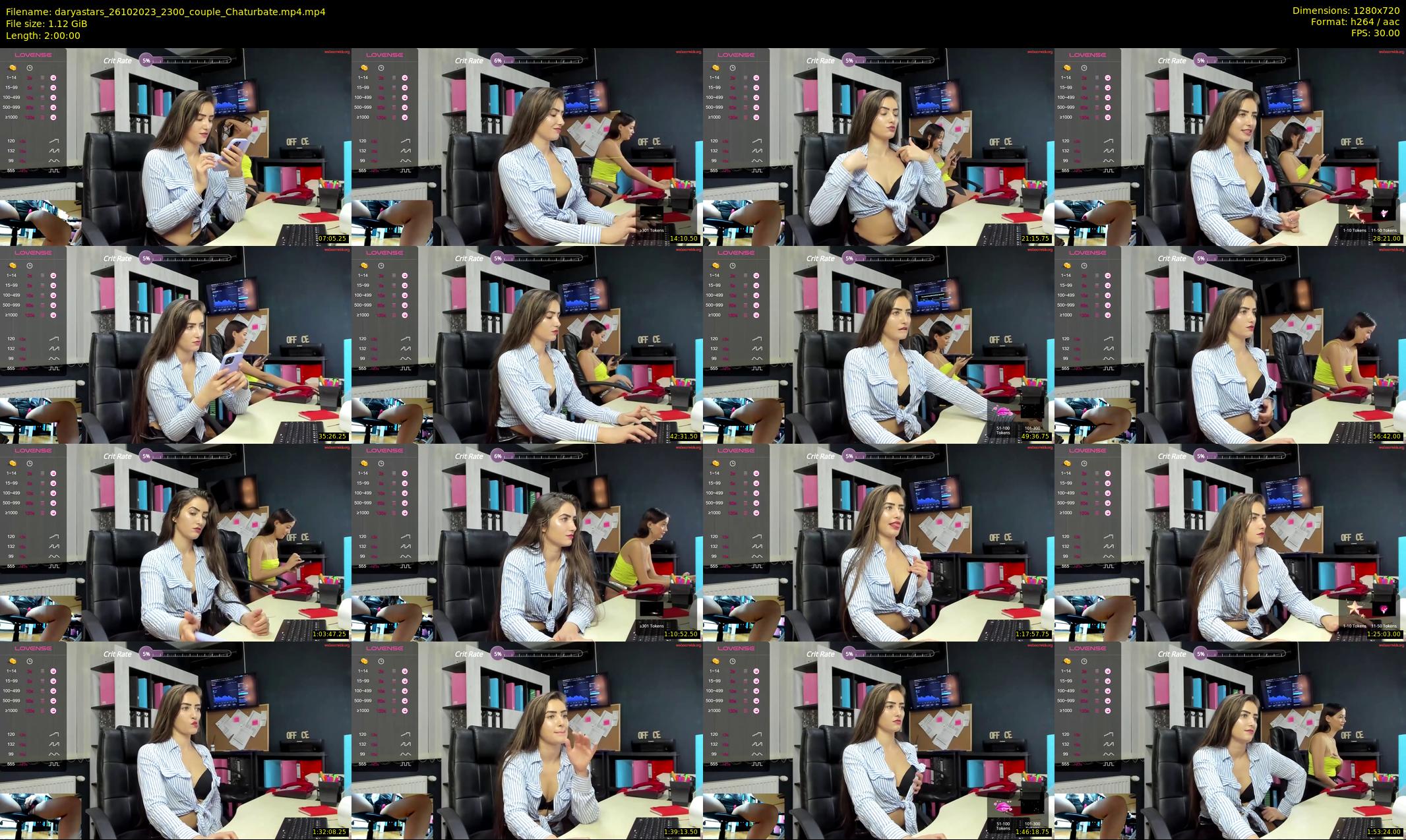 daryastars — 120 minute Chaturbate couple cam show recording, 720p, Oct 26, 2023