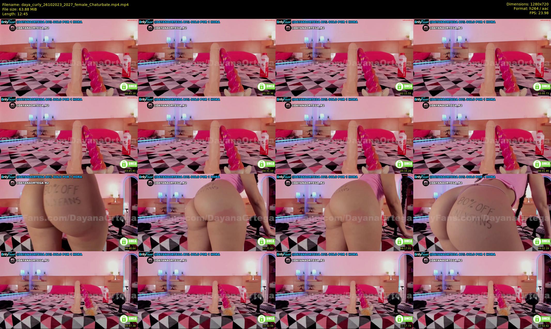 daya_curly — 13 minute Chaturbate female cam show recording, 720p, Oct 26, 2023