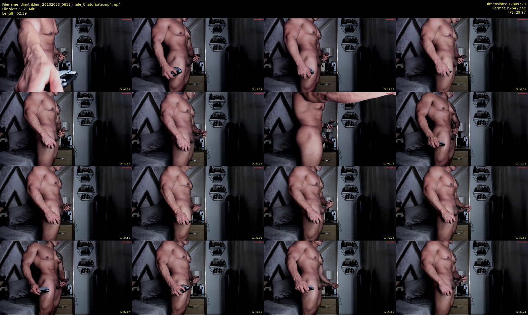 dimitriklein — 3 minute Chaturbate male cam show recording, 720p, Oct 26, 2023