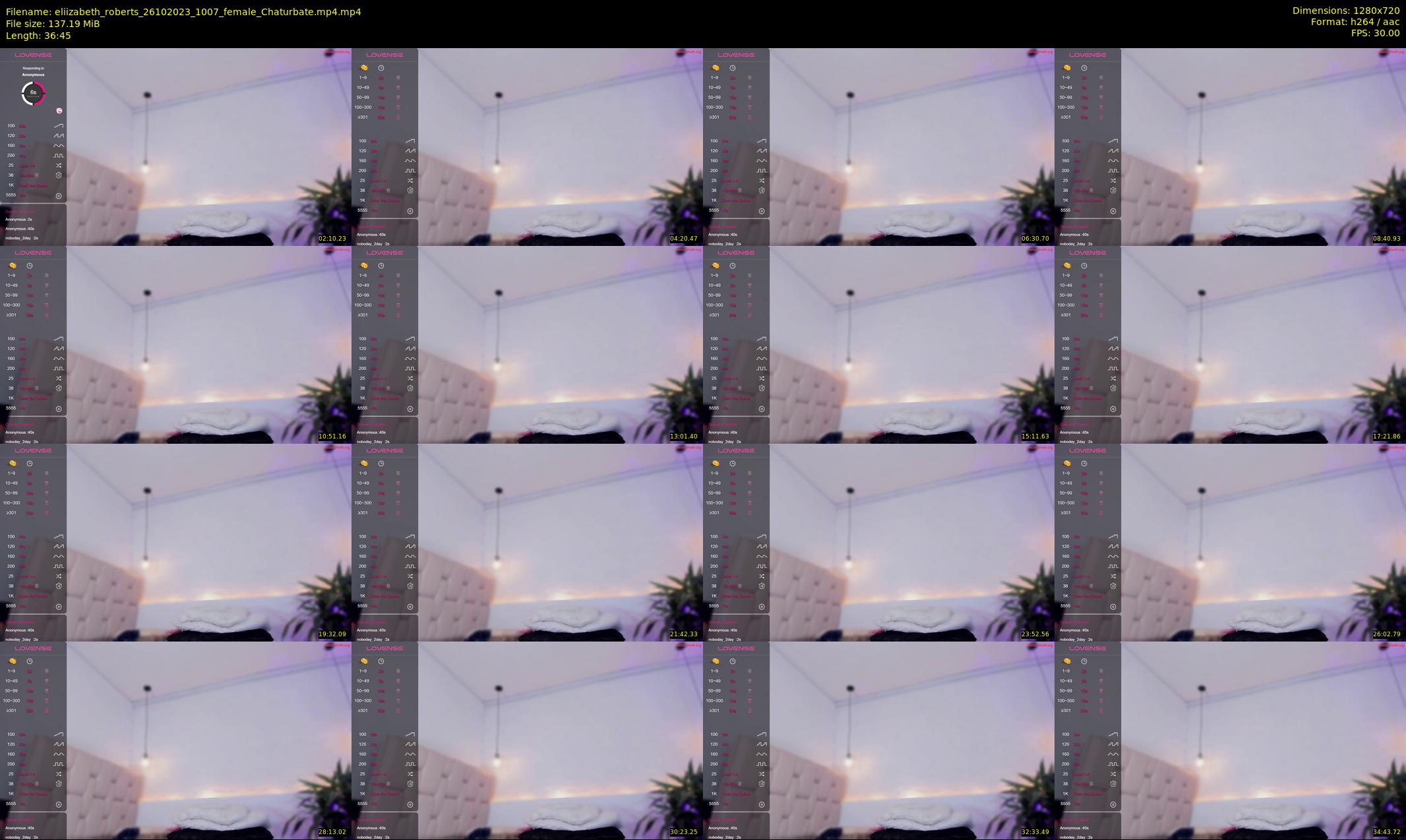 eliizabeth_roberts — 37 minute Chaturbate female cam show recording, 720p, Oct 26, 2023