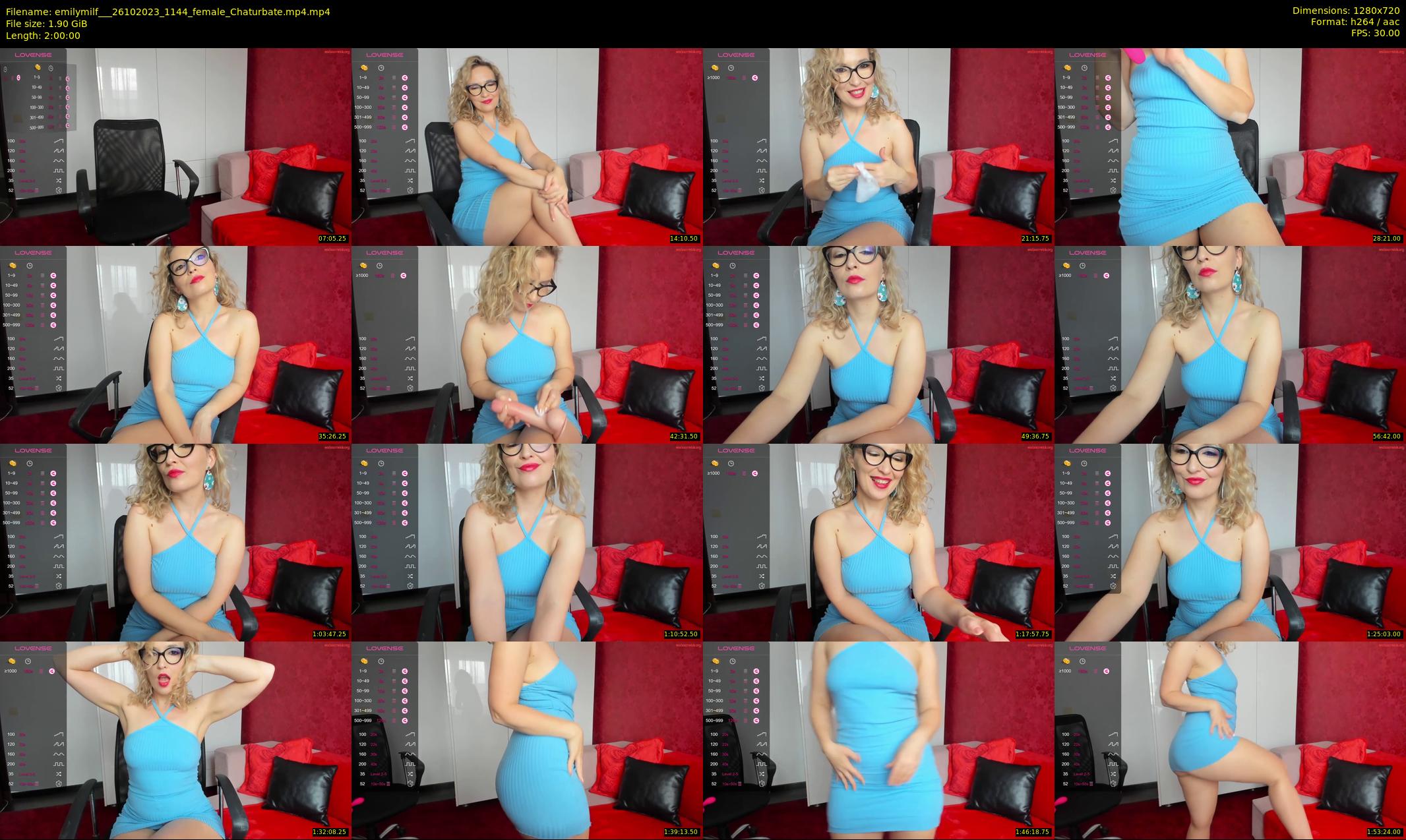 emilymilf__ — 120 minute Chaturbate female cam show recording, 720p, Oct 26, 2023